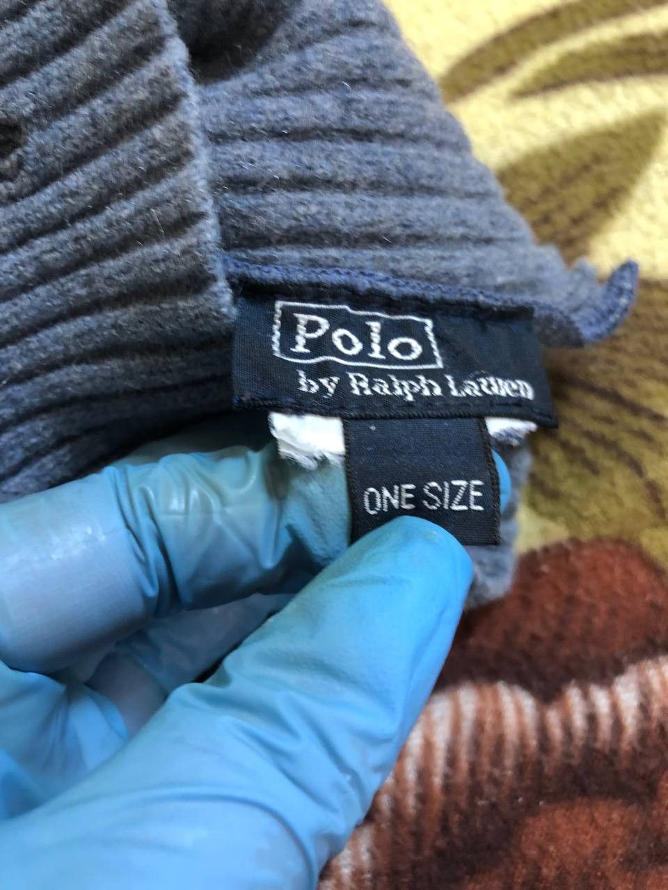 Polo Ralph Lauren Polo Ralph Lauren Knit Beanie Hat Gray Size ONE SIZE - 2 Thumbnail