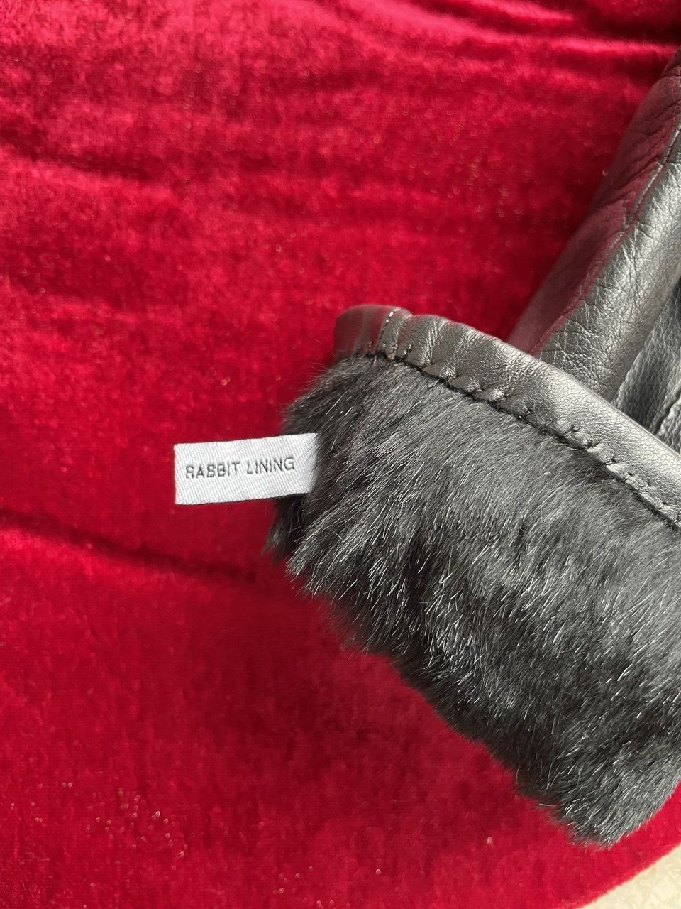 Dior Dior Vintage Leather Rabbit Gloves Galliano Size ONE SIZE - 3 Thumbnail