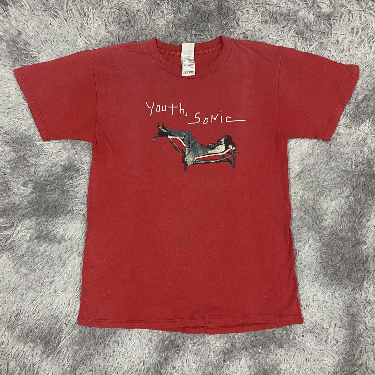 Band Tees × Fruit Of The Loom × Vintage Vintage Y2K rock band sonic youth Size US M / EU 48-50 / 2 - 1 Thumbnail