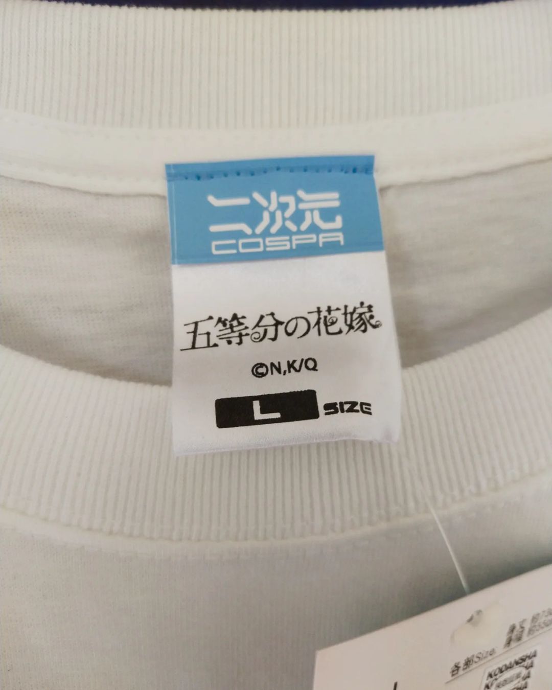 Anime × Japanese Brand Quintessential Quintuplets Gotoubun Yotsuba Anime Tees Cospa Size US L / EU 52-54 / 3 - 3 Thumbnail