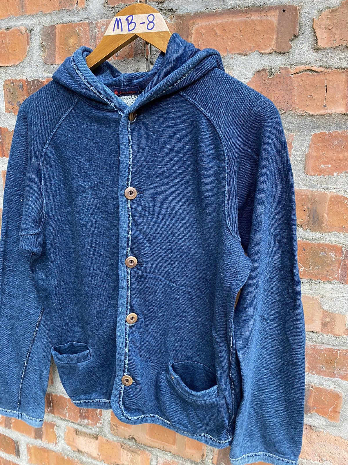 45rpm 1990s Indigo hoodie Size US S / EU 44-46 / 1 - 6 Thumbnail