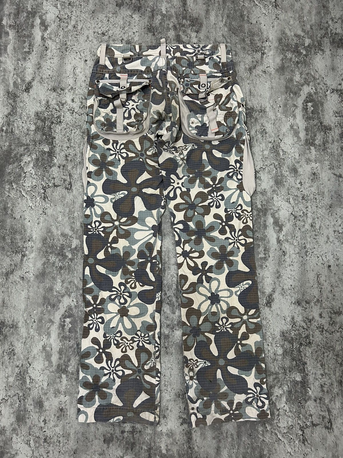 Edwin × Hysteric Glamour × Japanese Brand Edwin 505 Flower Multipocket Cargo Pants Size US 32 / EU 48 - 2 Thumbnail