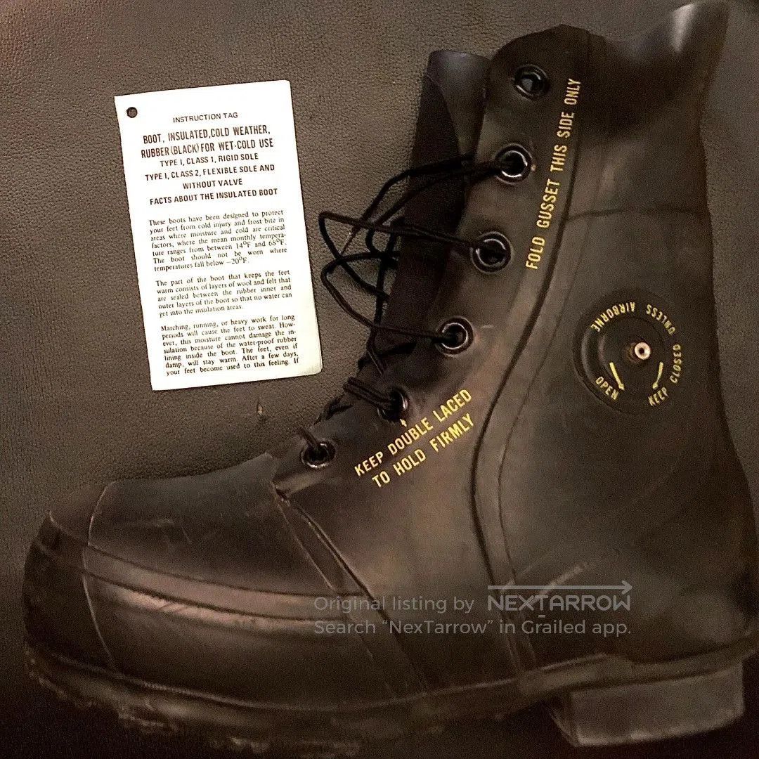 Vintage Vintage US Vietnam War Military Boots. Size US 10 / EU 43 - 7 Thumbnail