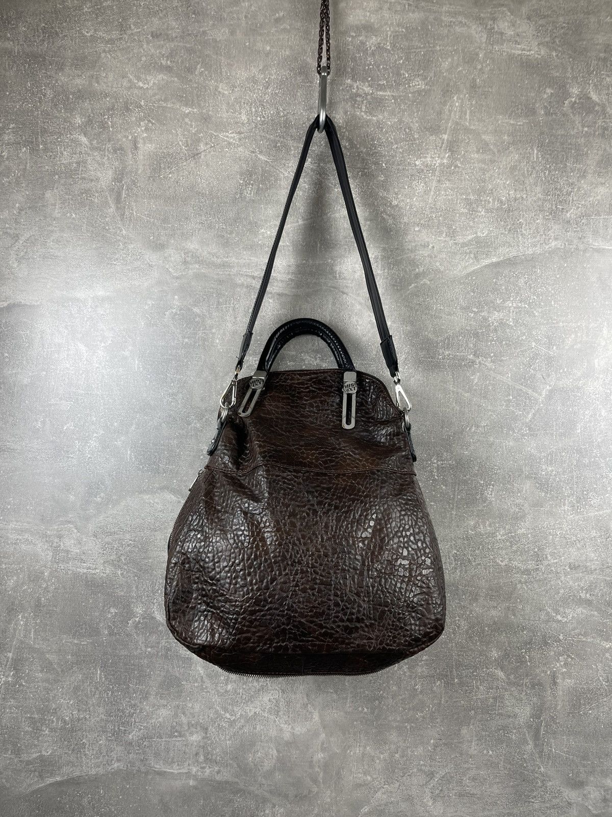 Miss Sixty Vintage Miss Sixty Collection Shoulder Metal Leather Bag Size ONE SIZE - 5 Thumbnail