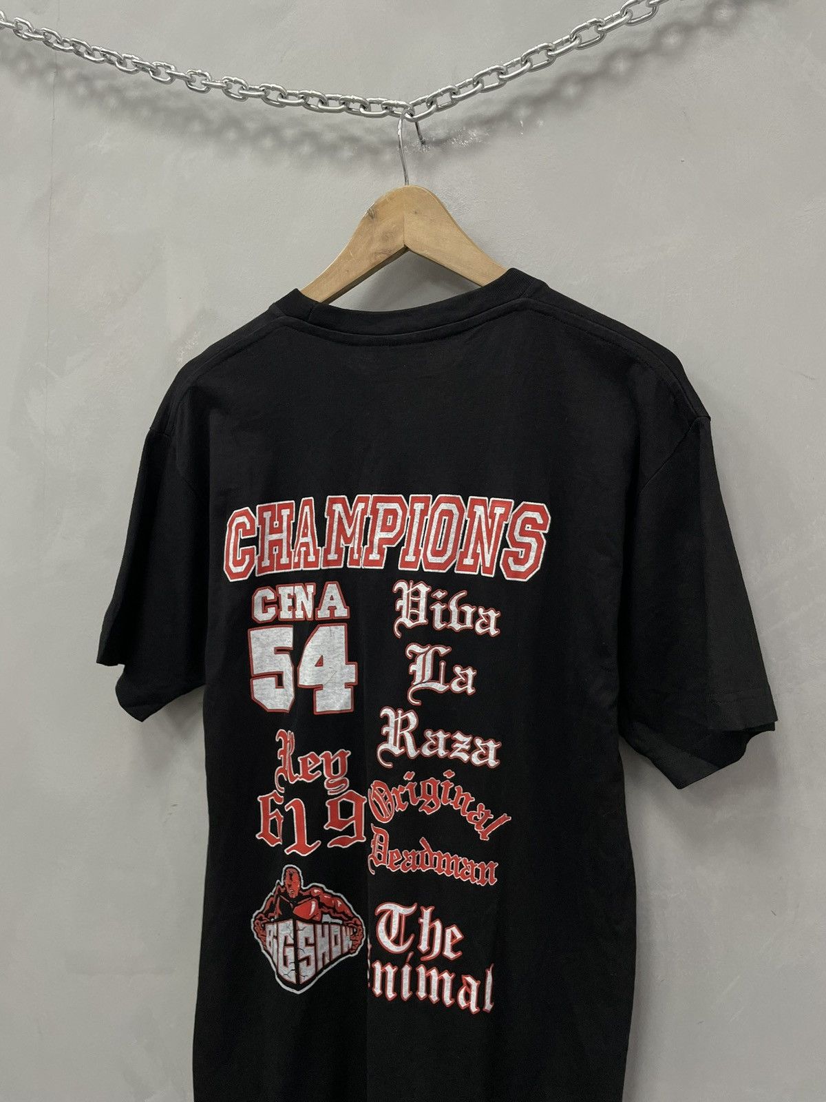 WWE Rare 90s WWE t-shirt The Big Apple Rey Mysterio Cena 2000s Size US L / EU 52-54 / 3 - 9 Thumbnail