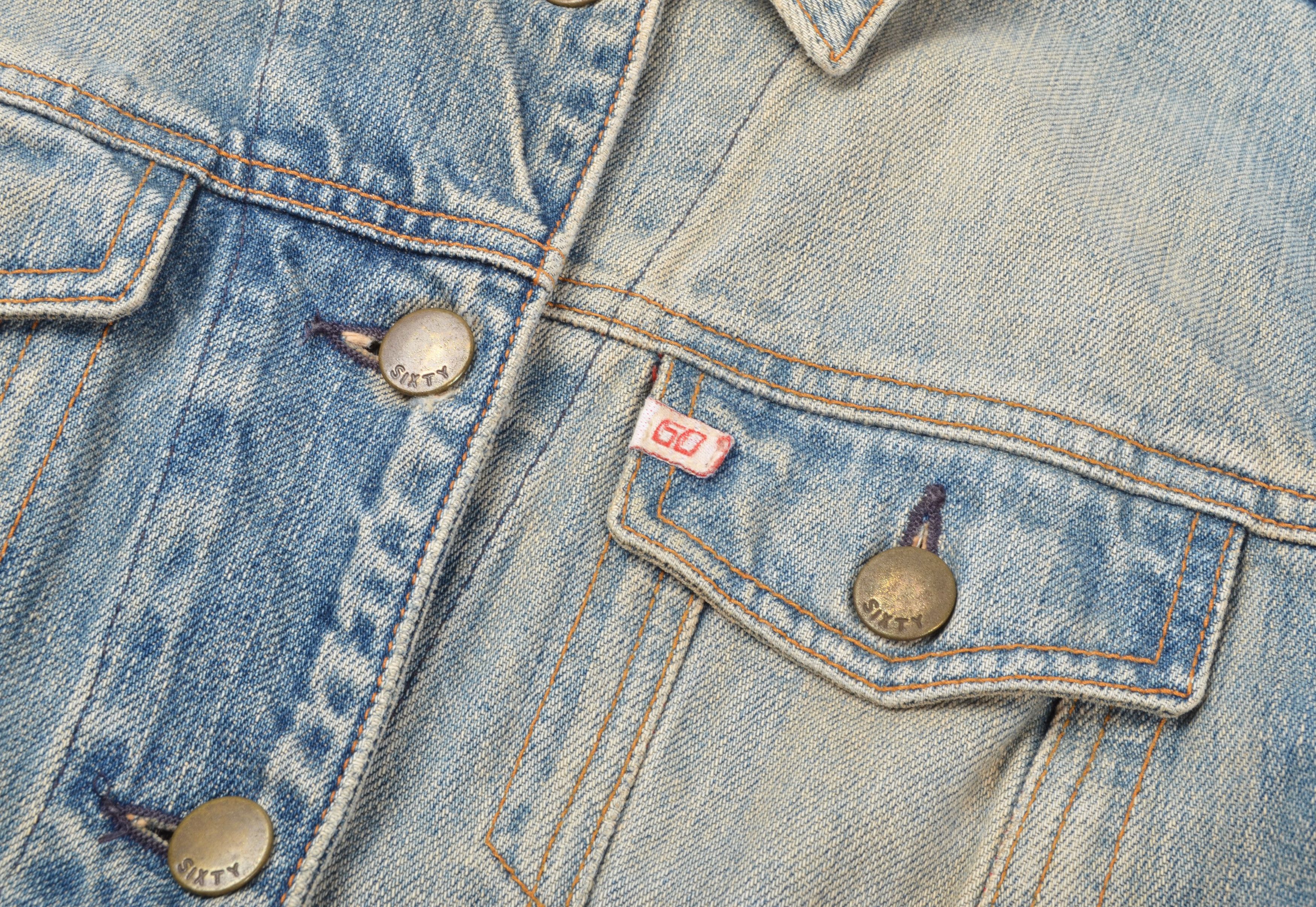 Miss Sixty Vintage Miss Sixty Y2K Blue Long Denim Jacket Size M / US 6-8 / IT 42-44 - 5 Thumbnail