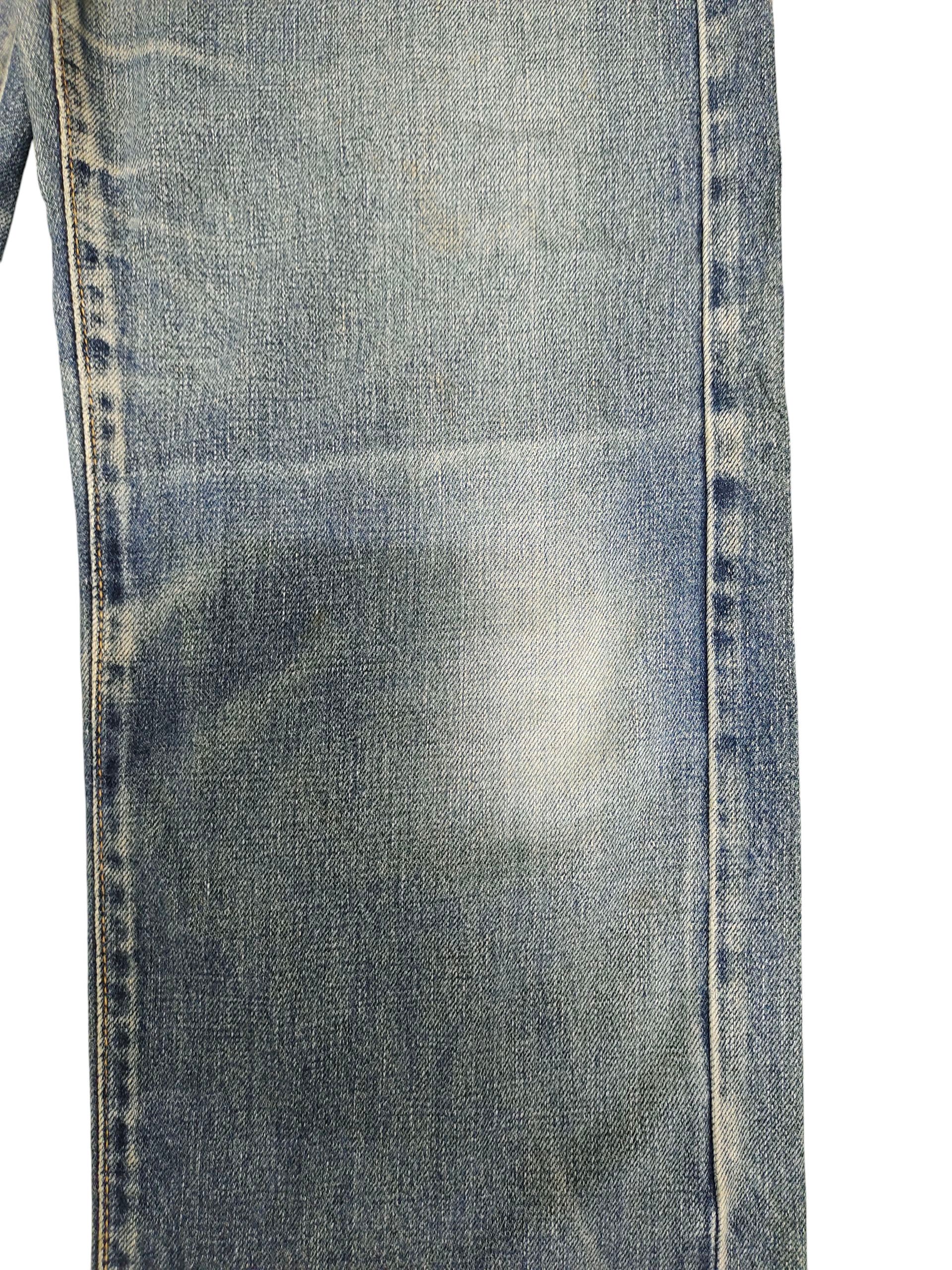 Comme des Garcons × Undercover Edwin Something Selvedge Clawmark Distress Denim Jeans Size US 30 / EU 46 - 3 Thumbnail