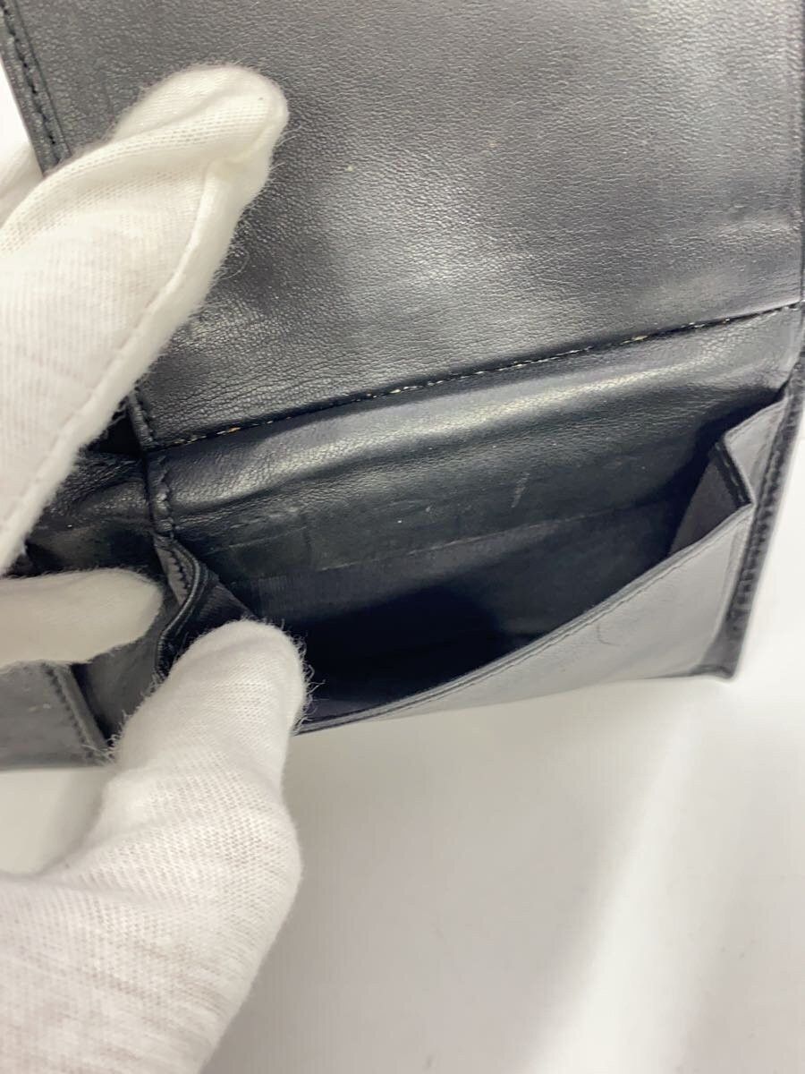 Balenciaga Balenciaga Leather Bi-Fold Wallet Black Size ONE SIZE - 5 Thumbnail