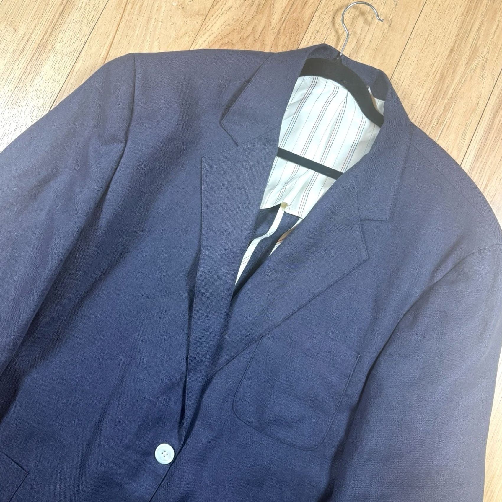 Neiman Marcus VINTAGE Neiman Marcus Blues Sports Coat Blazer USA Made Mens 44 Blue Bleeker? Size 44R - 2 Thumbnail