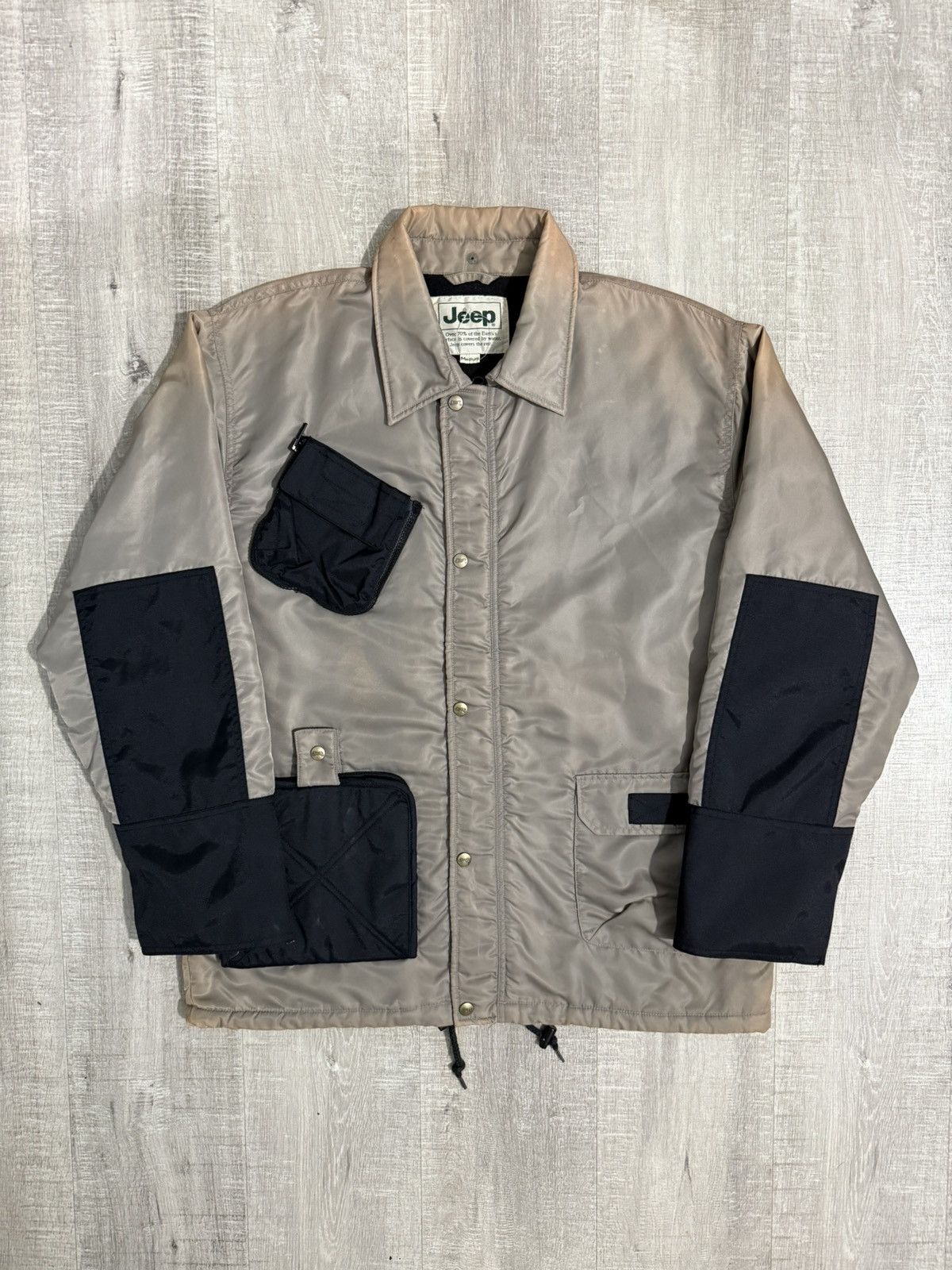 Vintage Vintage sun faded jeep tactical jacket Size US M / EU 48-50 / 2 - 5 Thumbnail