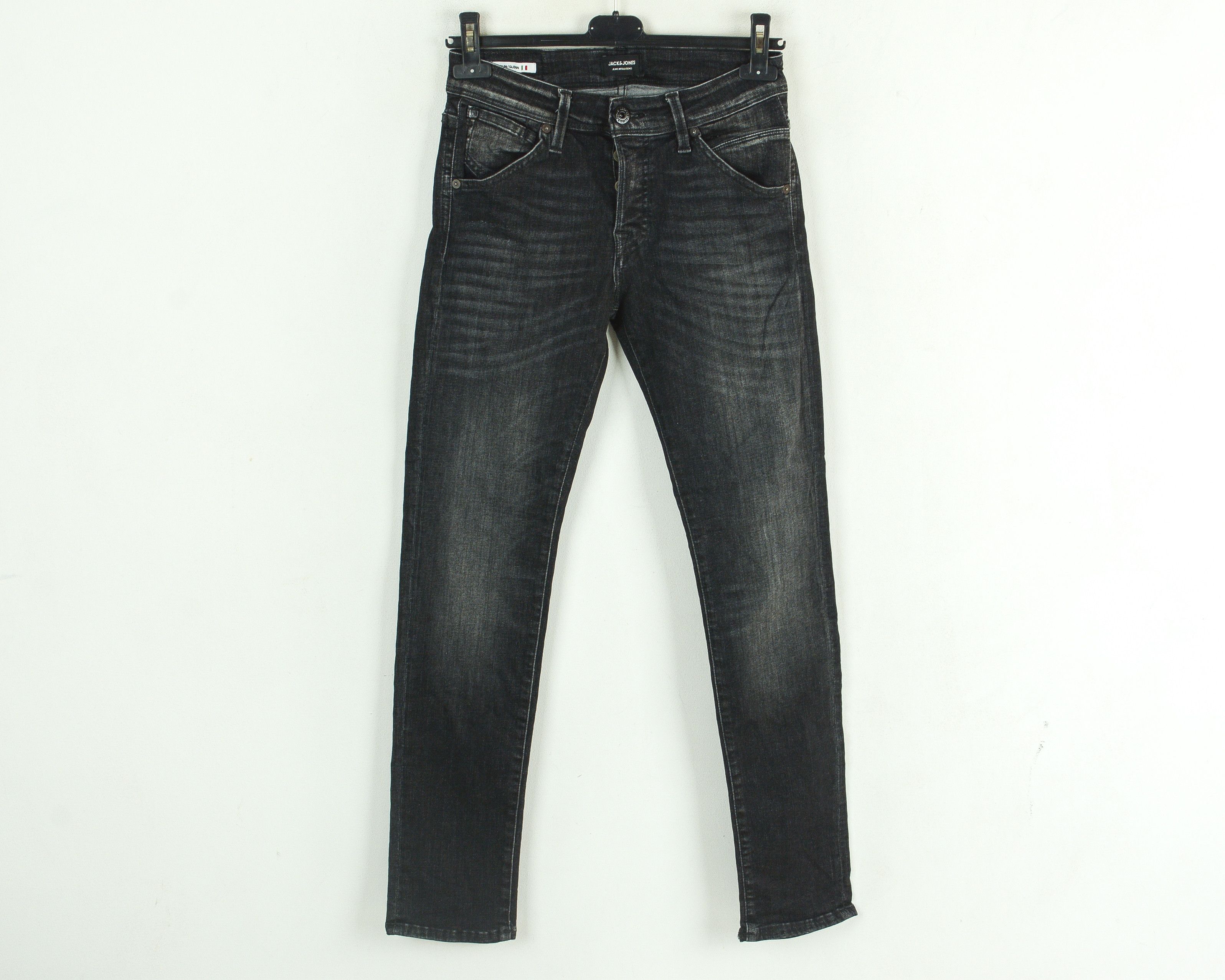 Jack & Jones Glenn Men W27 L30 Slim Tapered Jeans Pants Trousers Stretchy Size US 27 - 1 Thumbnail