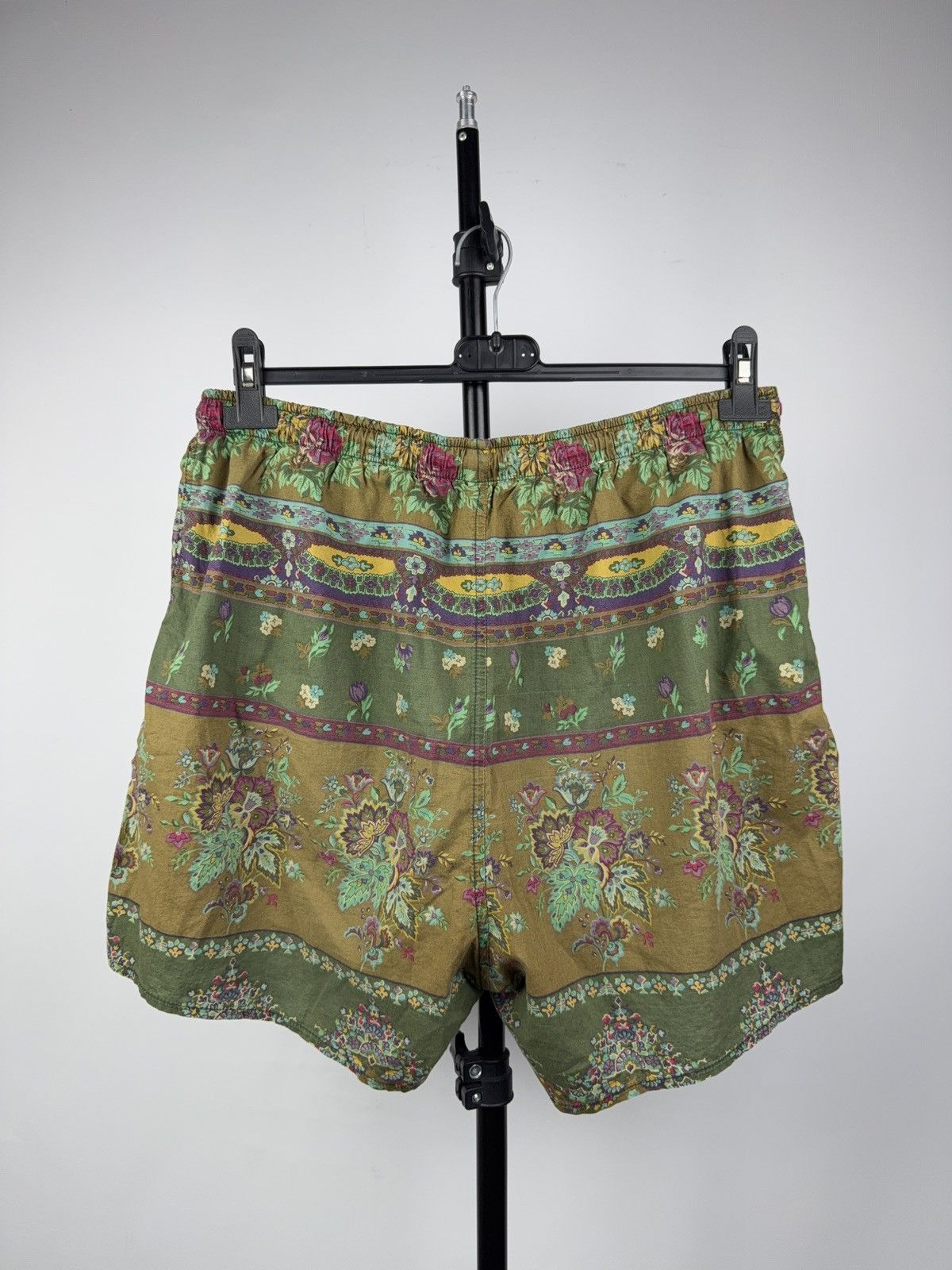 Paul & Shark Retro Vintage 90s Paul & Shark Yachting Floral Swim Shorts Size US 31 - 5 Thumbnail