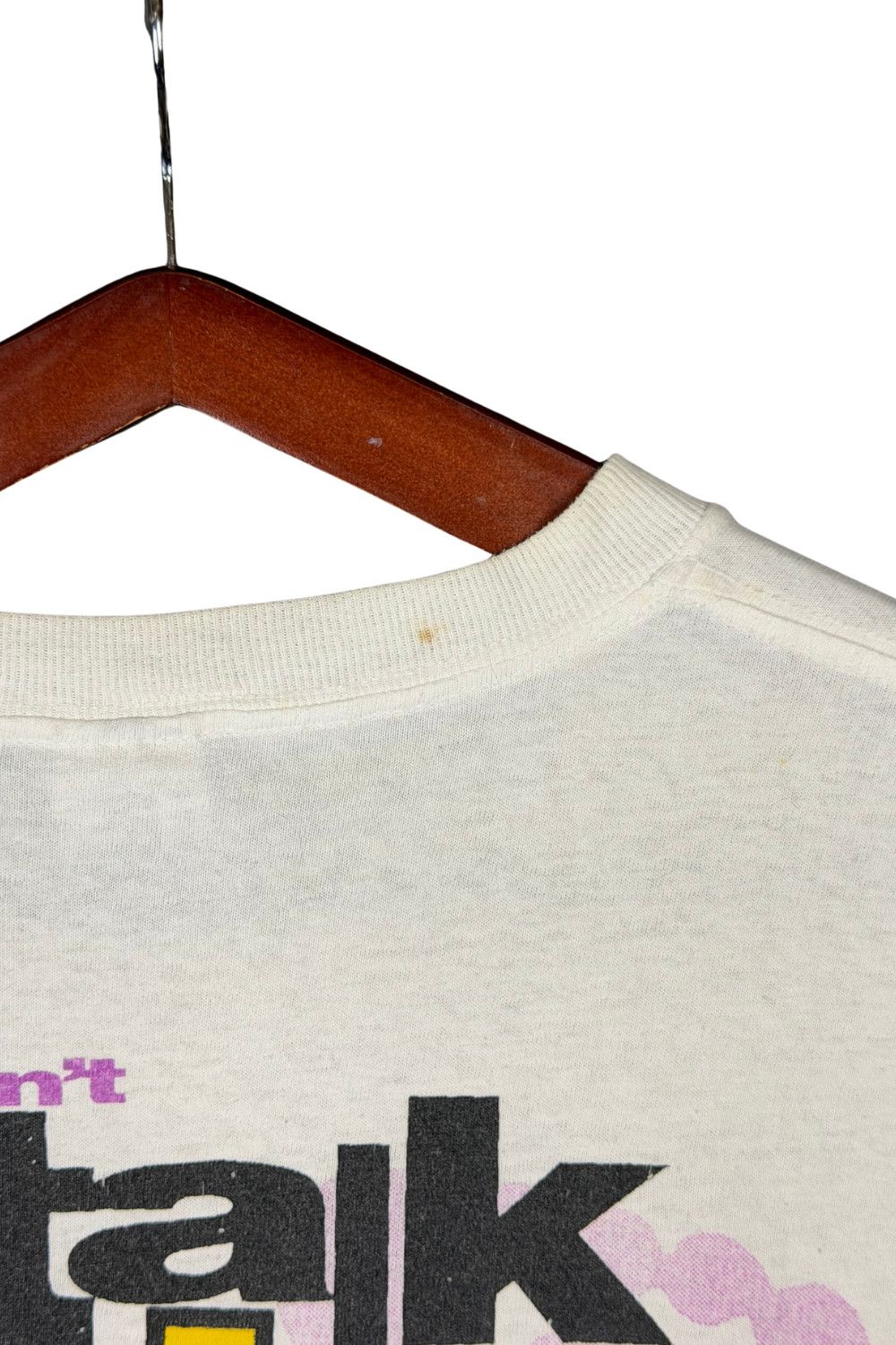 Delta late 80s “Walk The Walk” Christian Message Tee Single Stitch Size US L / EU 52-54 / 3 - 15 Thumbnail