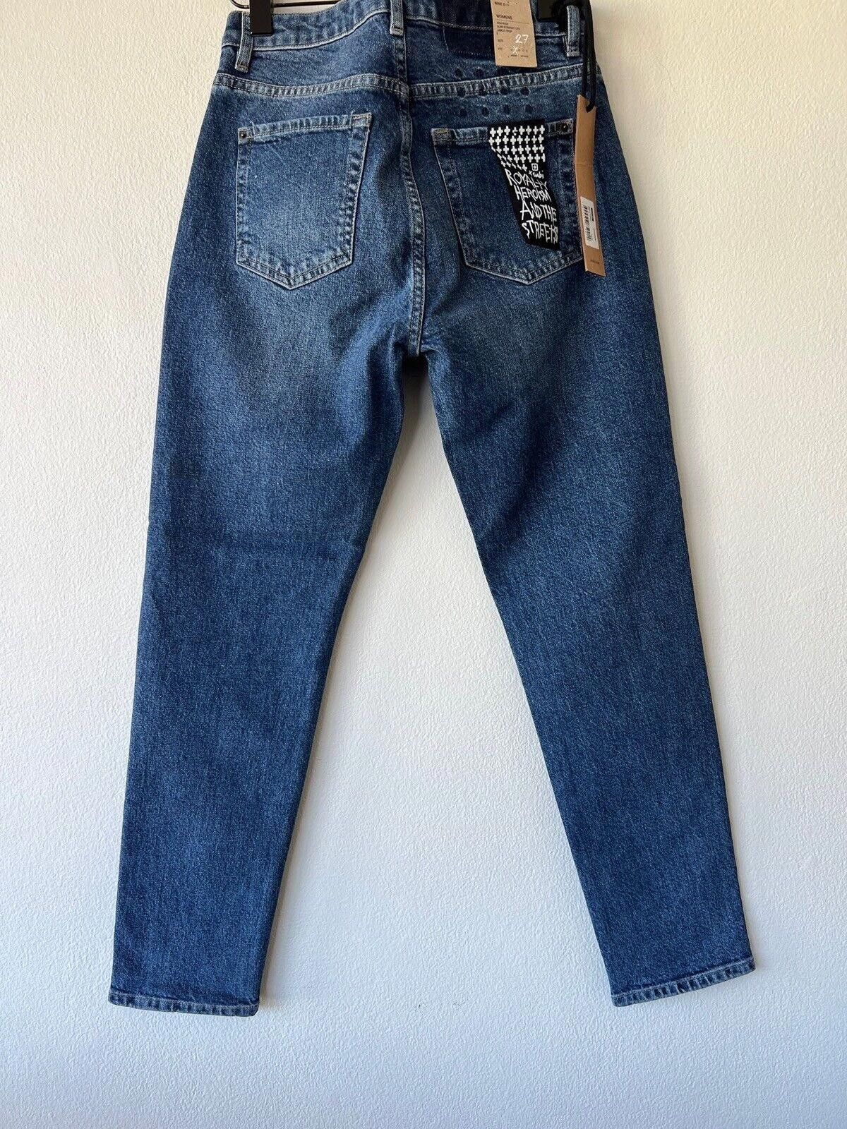 Ksubi new Ksubi womens denim jean nine o slim runaway blue 27 9 Size 27" / US 4 / IT 40 - 6 Thumbnail