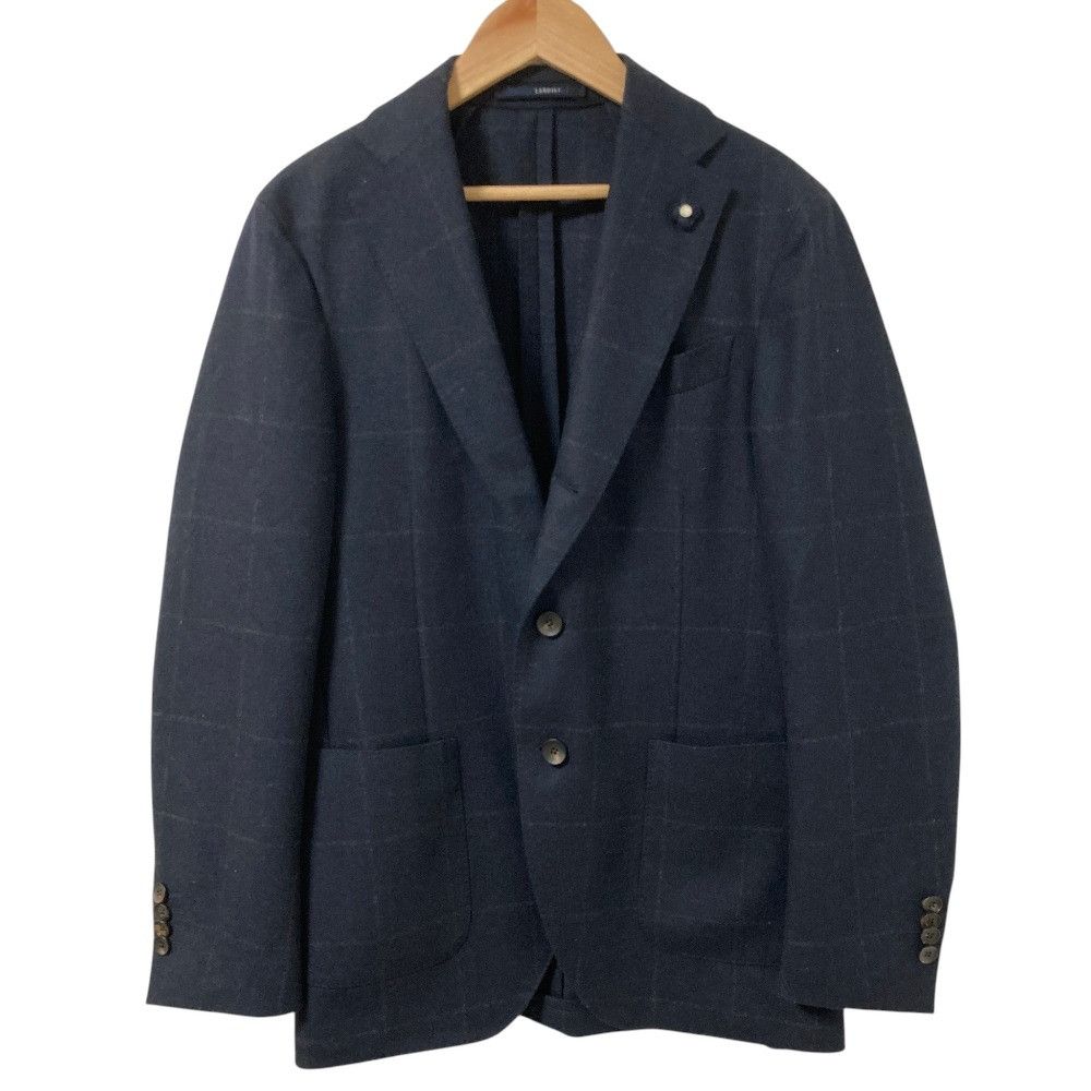 Lardini Lardini Lardini Flannel Wool Tailored Jacket Textile Outerwear DUTY FREE for USA Size ONE SIZE - 1 Thumbnail