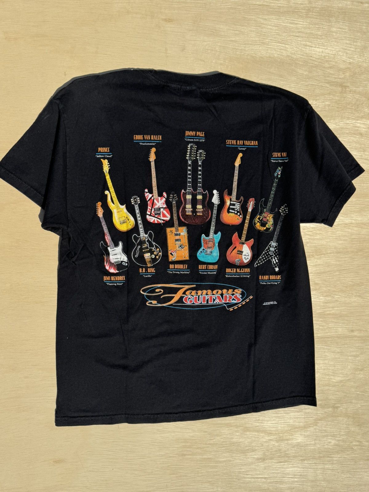 Band Tees × Vintage 1999 Kurt Cobain Famous Guitars Vintage 90’s Rock Band Shirt Size US L / EU 52-54 / 3 - 1 Thumbnail
