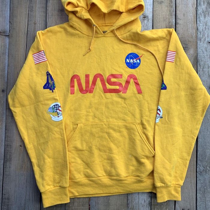 Yellow discount nasa hoodie