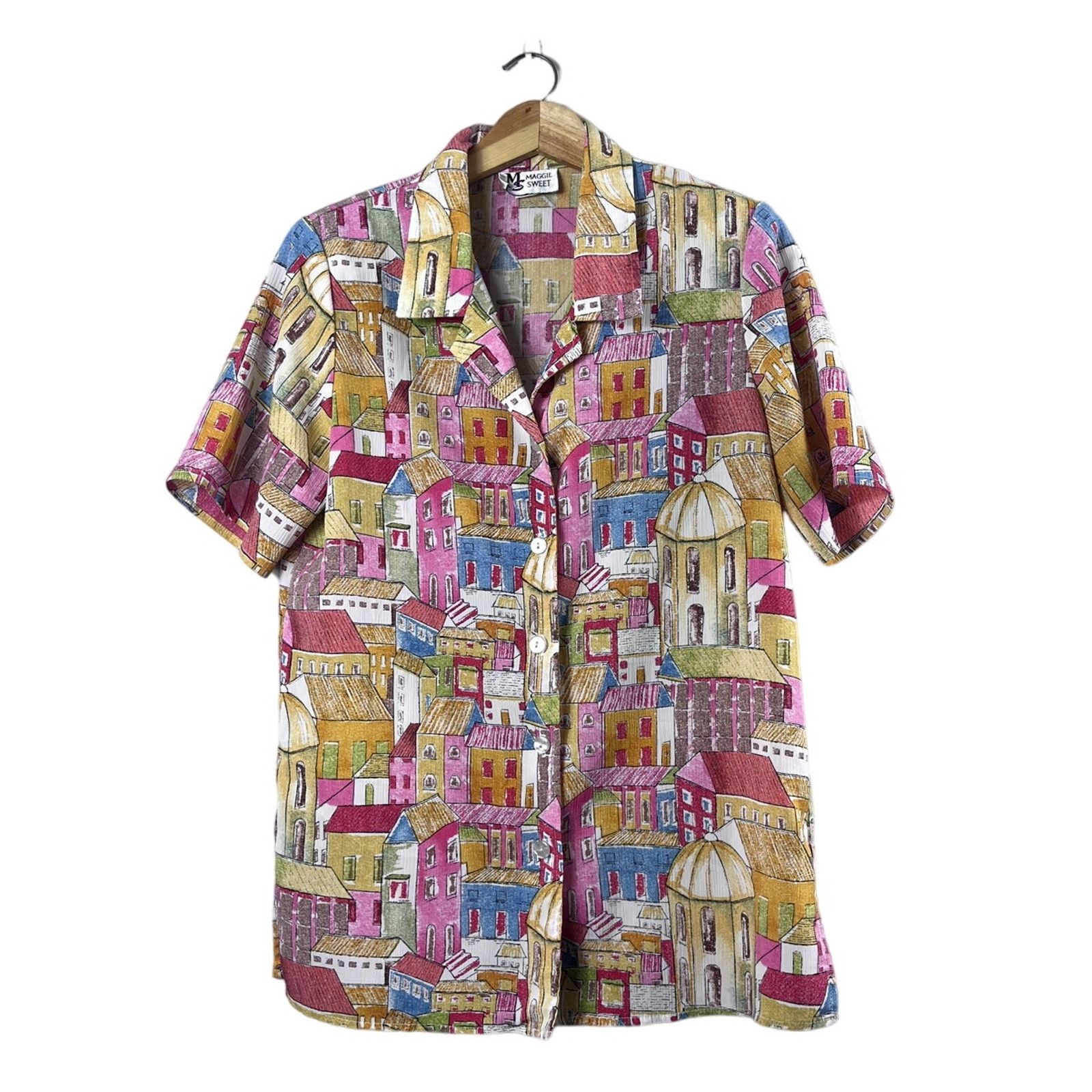 Vintage Women's Vintage Maggie Sweet Button Up Blouse L Size L / US 10 / IT 46 - 1 Thumbnail