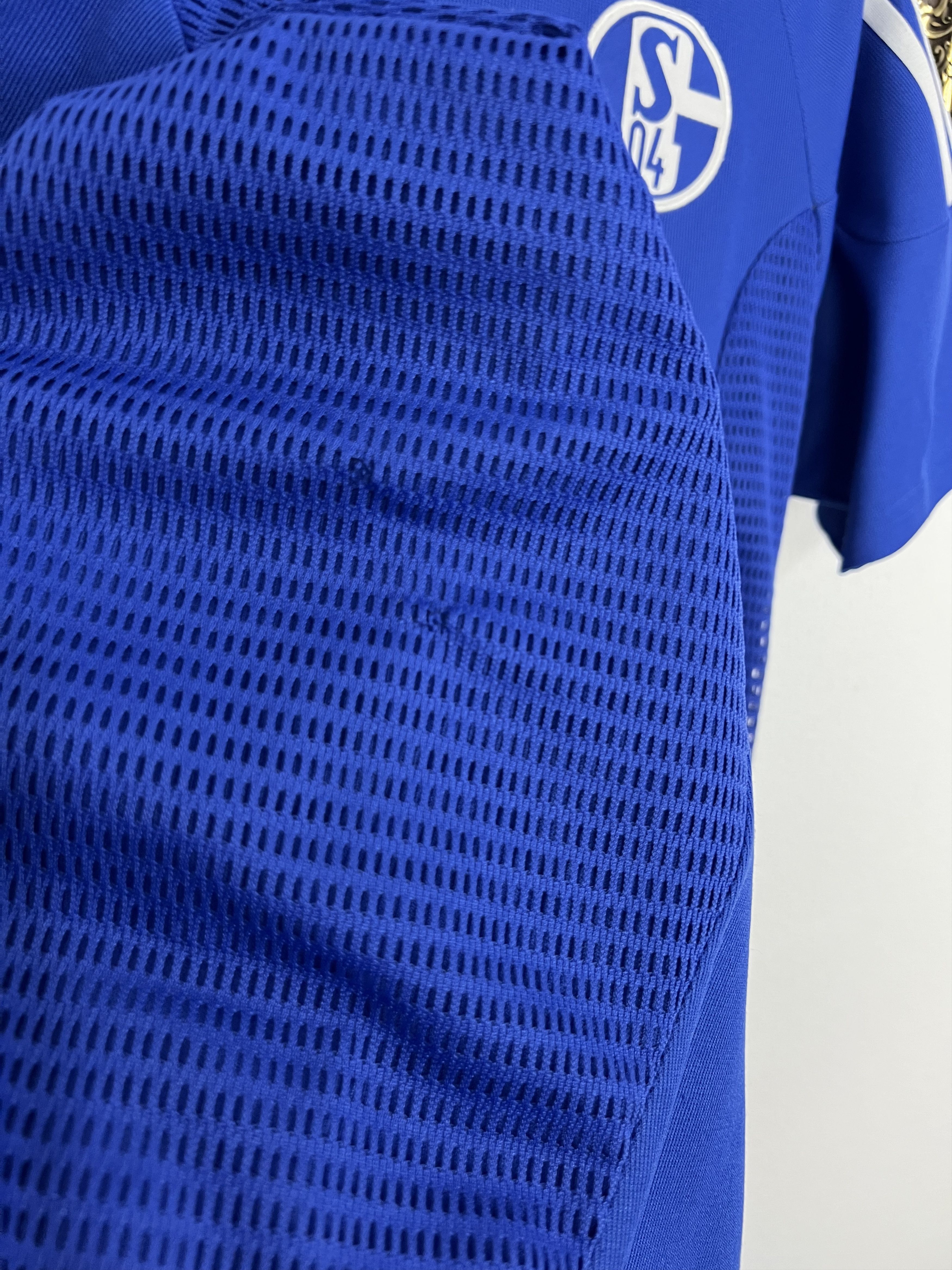 Adidas FC Schalke 04 football shirt 2002 Soccer Adidas Blue Jersey Size US XS / EU 42 / 0 - 5 Thumbnail