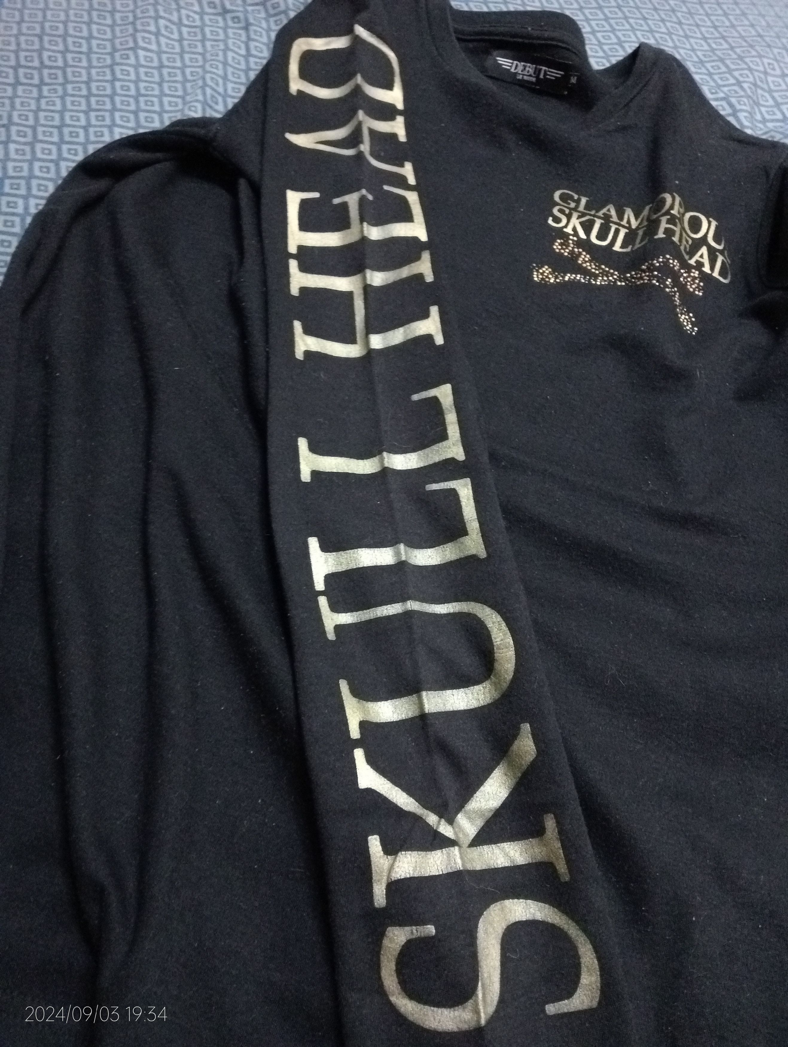 Japanese Brand VTG Punk Debut Le Mode Glamorous Skullhead Long Sleeve Tee Size US M / EU 48-50 / 2 - 7 Thumbnail