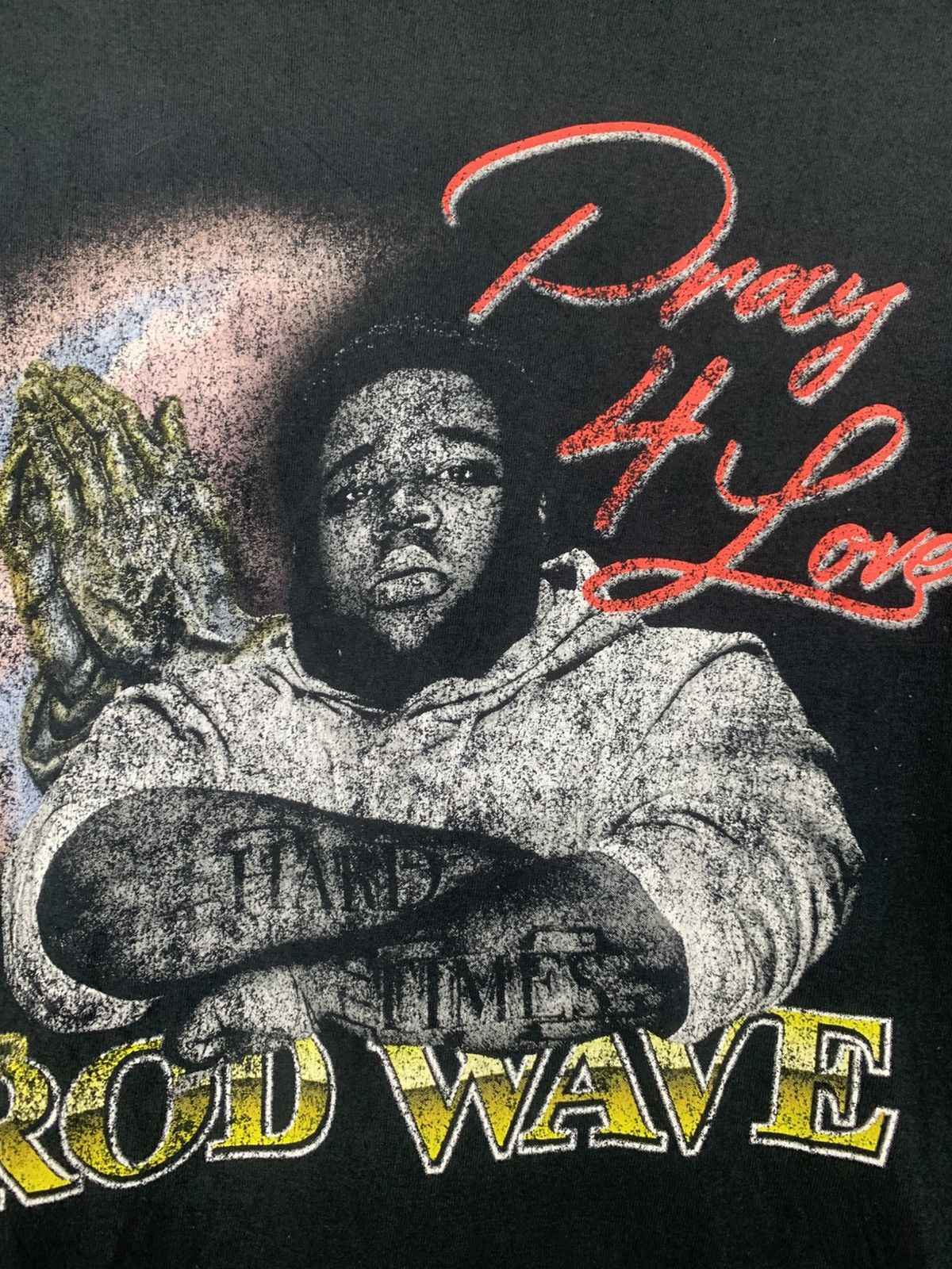 Rap Tees Rod Wave - Pray 4 Love Album tee Size US M / EU 48-50 / 2 - 3 Thumbnail