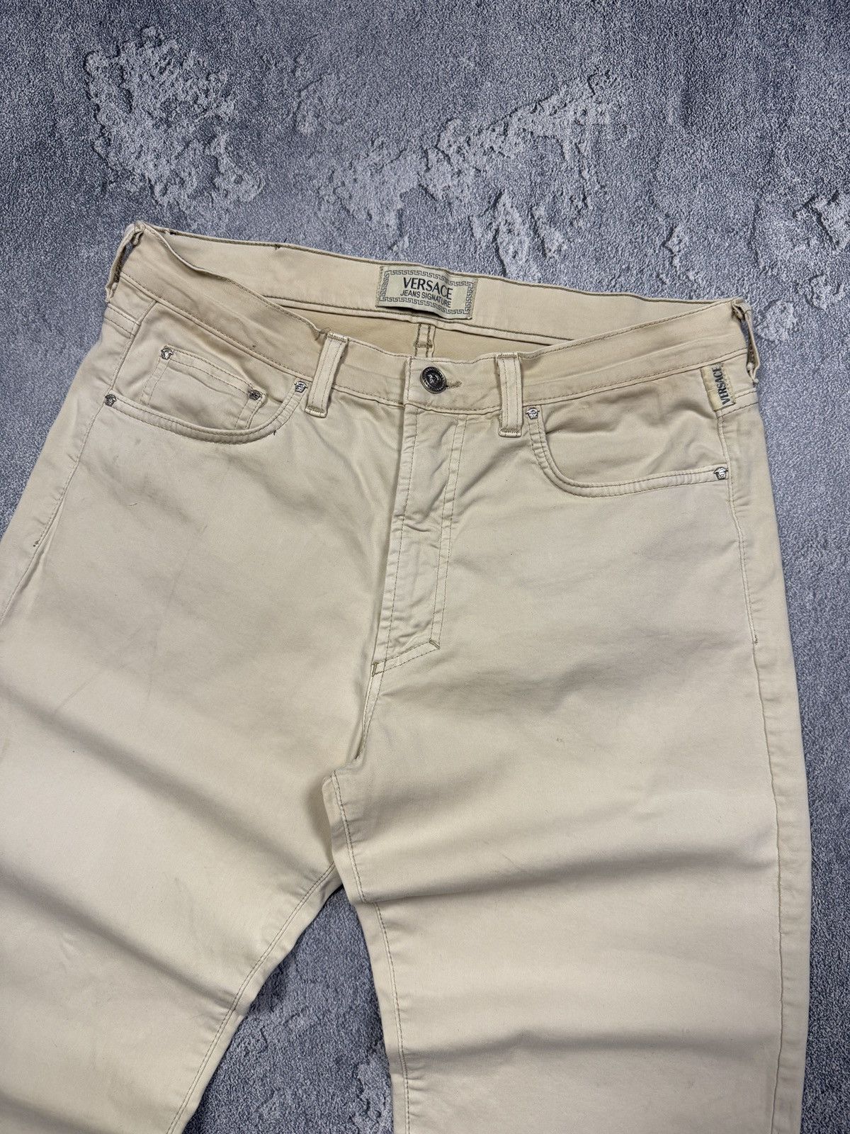 Versace Vintage Versace Jeans Signature With Metal Medusa Jeans Y2K Size US 35 - 3 Thumbnail