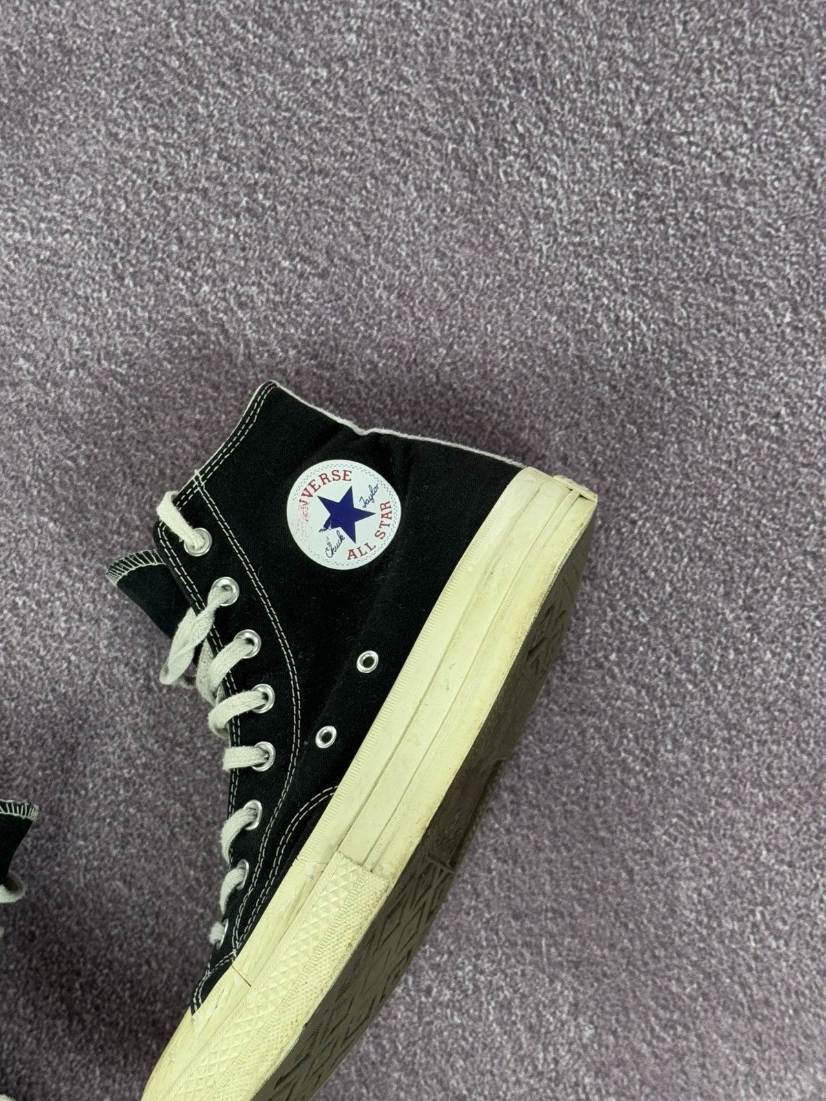 Comme des Garcons PLAY Converse x Play Comme Des Garcons High Top Sneakers Size US 9 / EU 42 - 7 Thumbnail