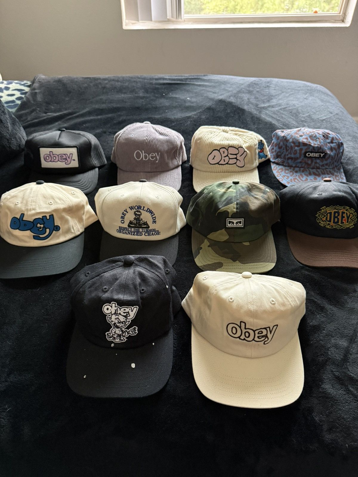 Obey OBEY Hat Bundle (10+ Pieces) Snapbacks / Caps Streetwear Lot Size ONE SIZE - 1 Thumbnail