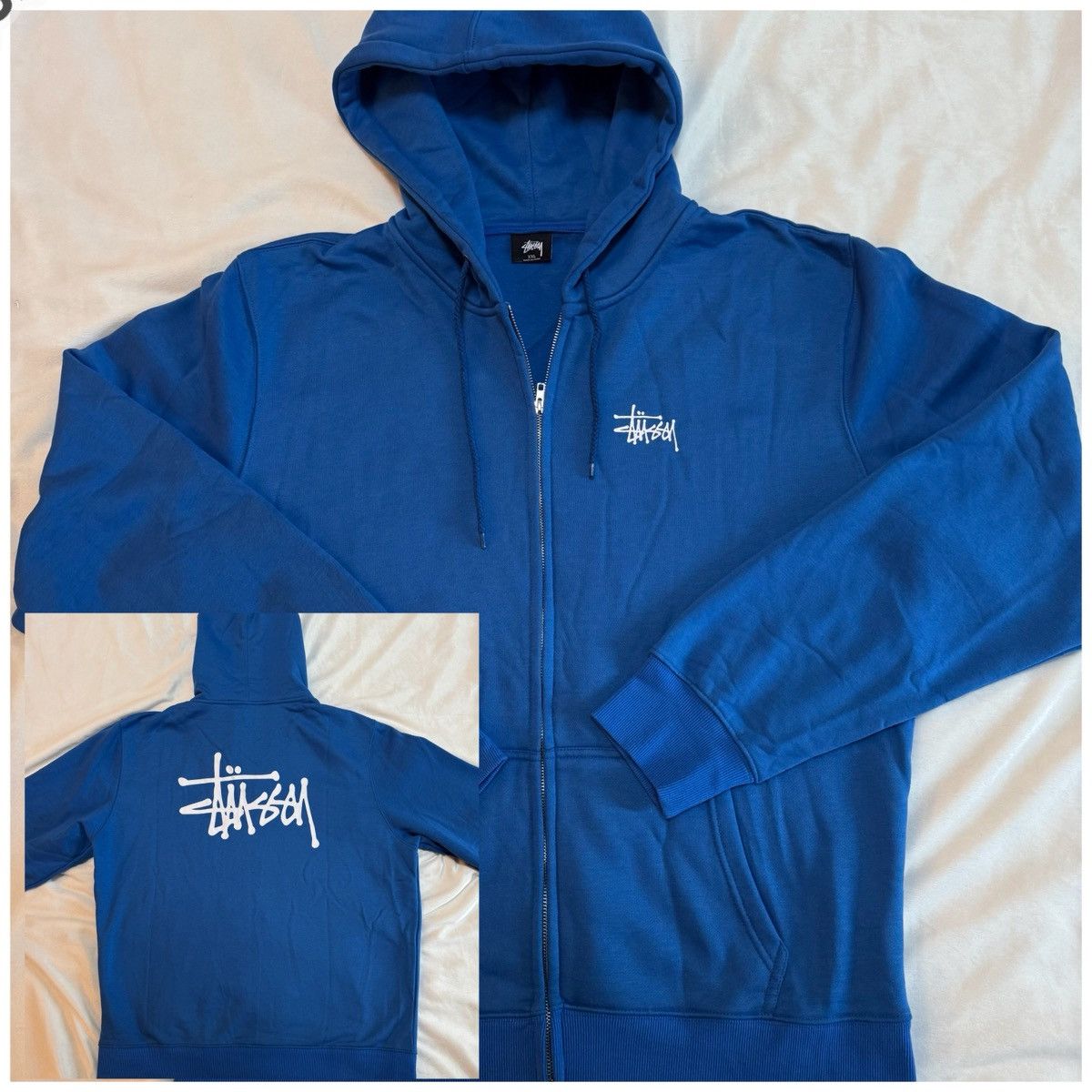 Stussy Stussy Basic Zip Up Hoodie Size US XXL / EU 58 / 5 - 1 Thumbnail