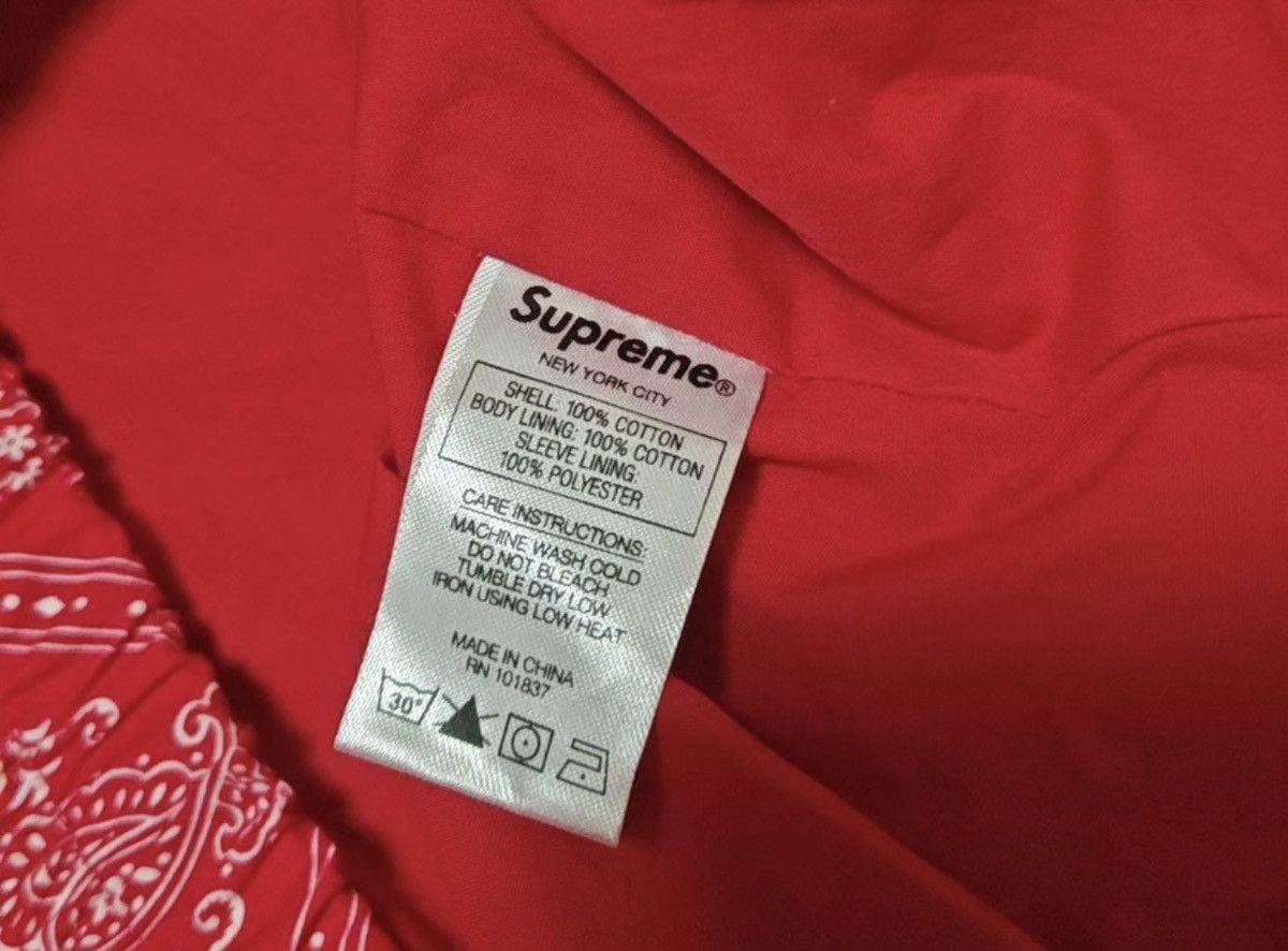 Supreme Supreme ss18 bandana paisley track Jacket Size US S / EU 44-46 / 1 - 6 Thumbnail