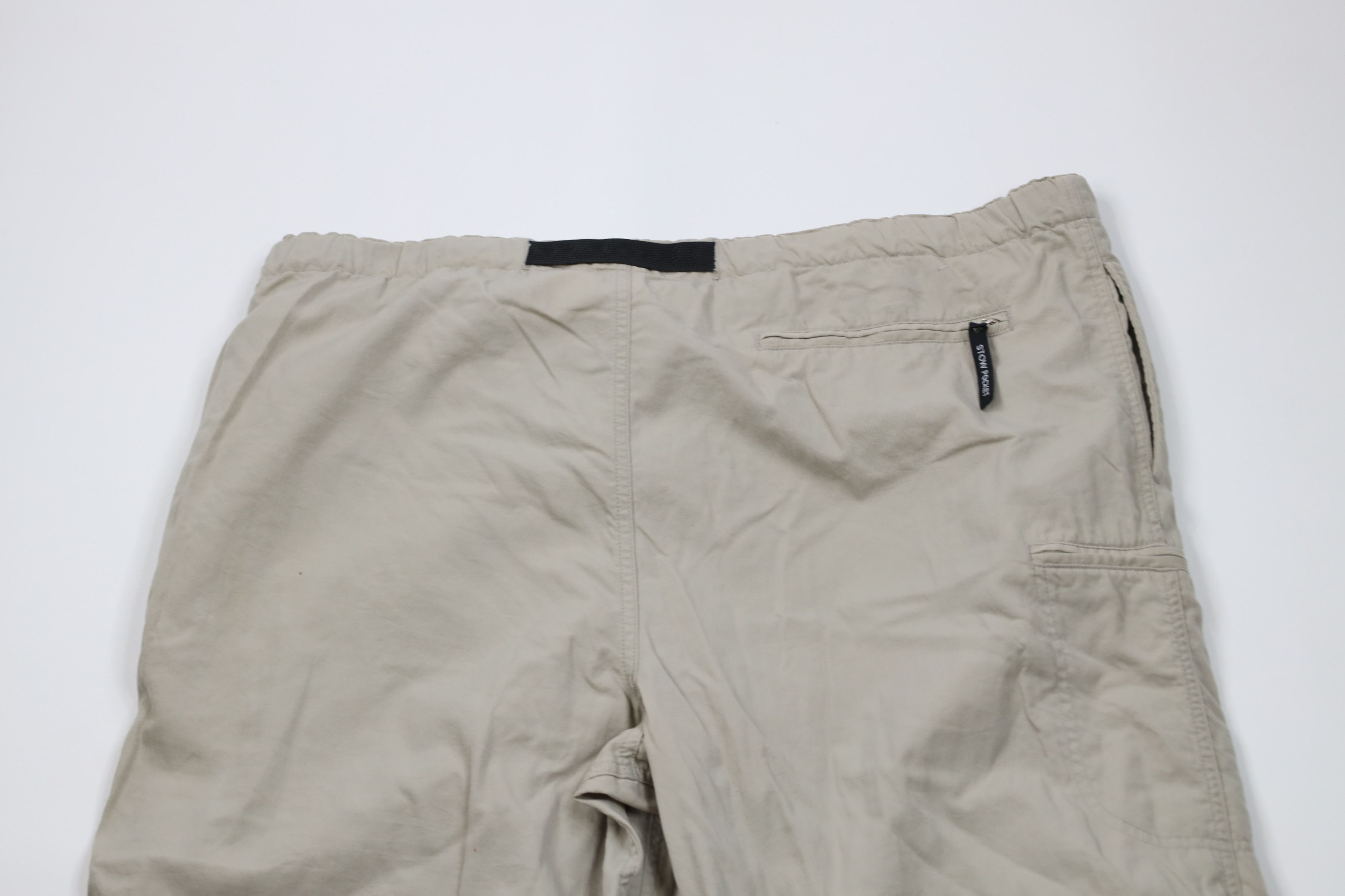 The North Face × Vintage Vintage Y2K 2000 The North Face Belted Wide Leg Pants Beige Size US 38 / EU 54 - 12 Thumbnail