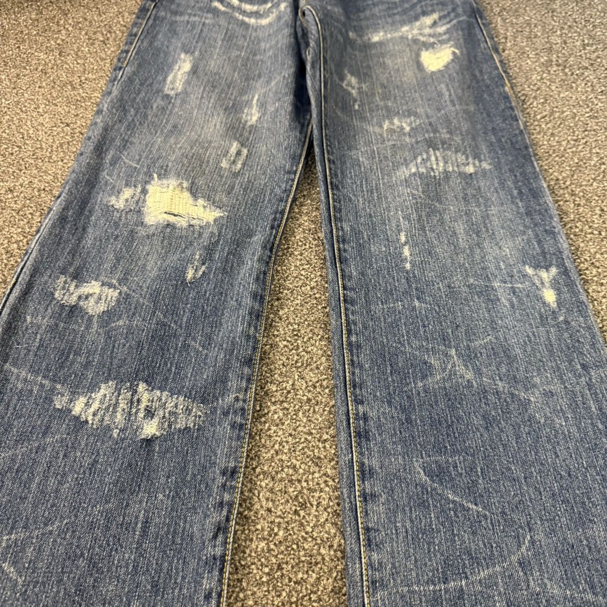Hysteric Glamour Japanese Archival Co&Lu Geronimo Route Distressed Denim Size US 31 - 6 Thumbnail