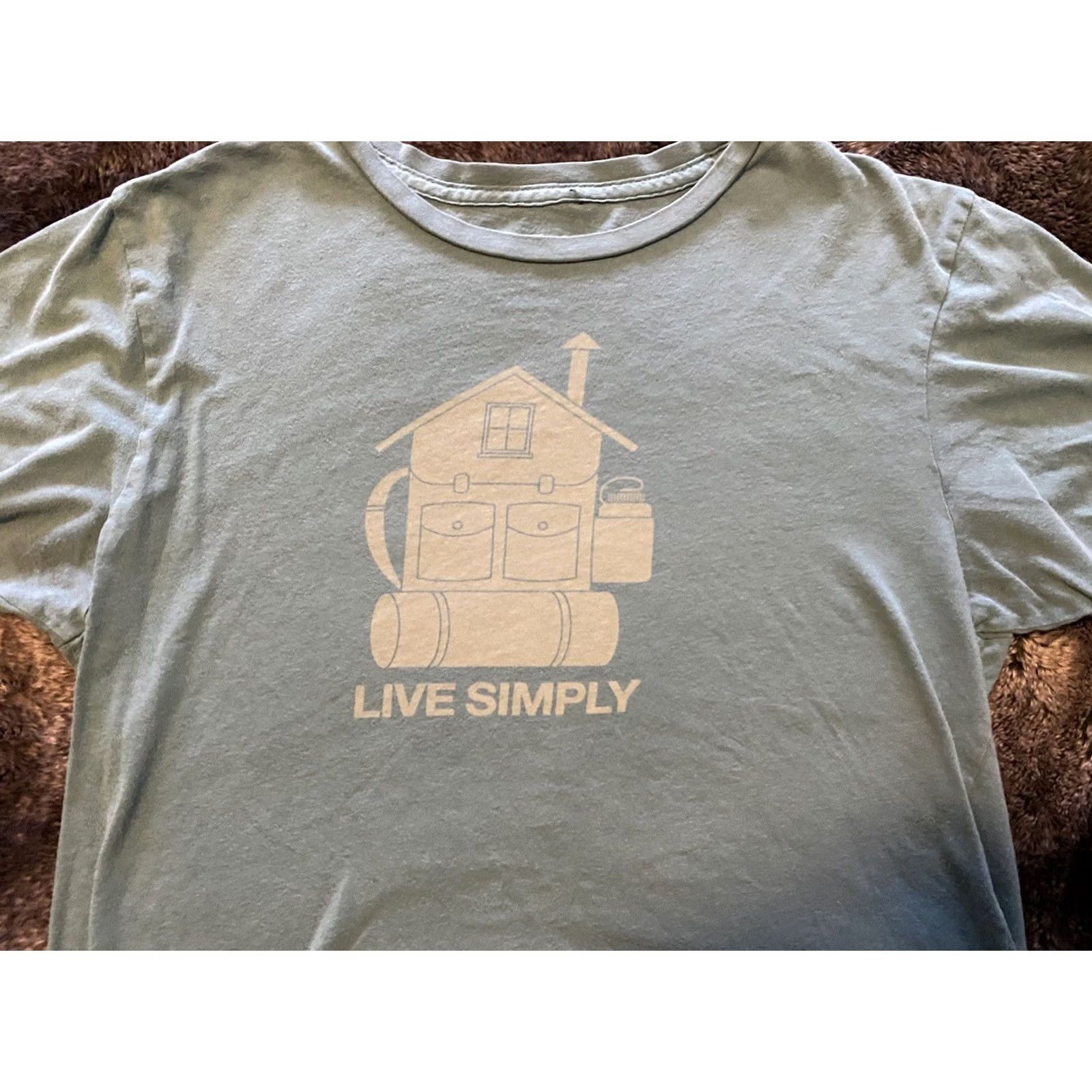 Patagonia Patagonia T-Shirt Womens M Blue Organic Cotton Crew Neck Short Sleeve Live Simply Size M / US 6-8 / IT 42-44 - 3 Thumbnail