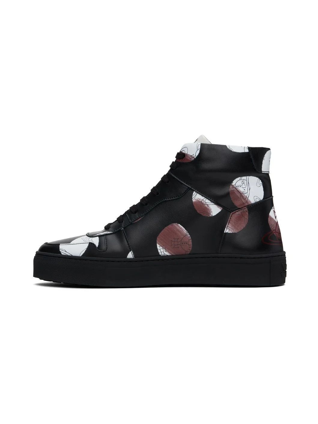 Vivienne Westwood o1f1d3z0426 Classic Hi-Top Sneakers in Black Size US 12 / EU 45 - 3 Thumbnail