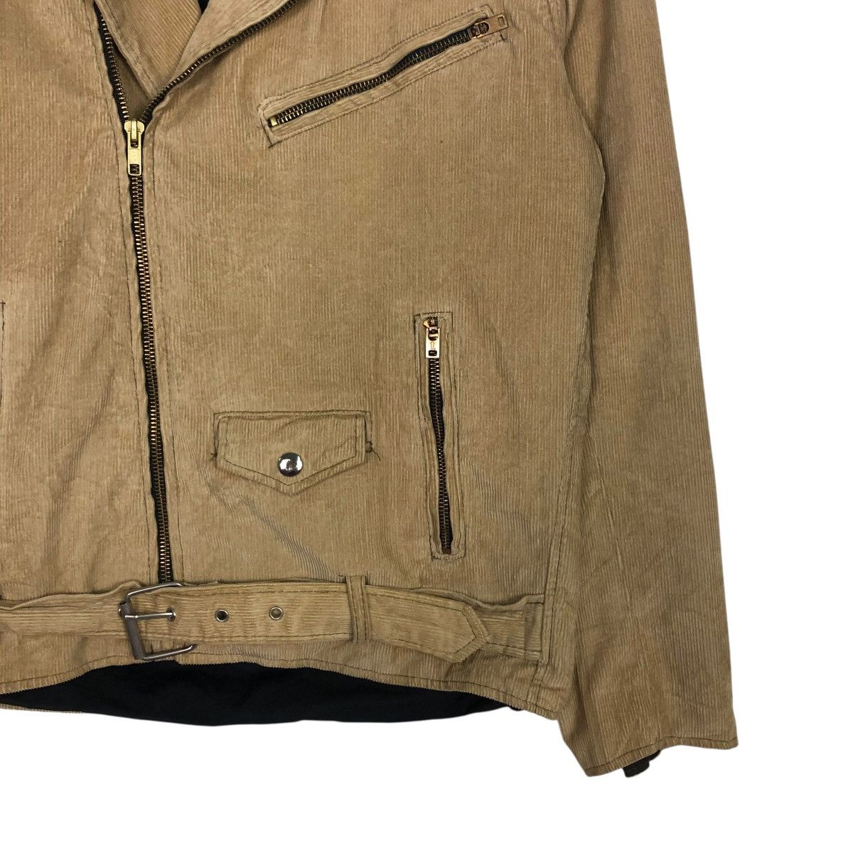 Japanese Brand 🔥VINTAGE BIKER JACKET DOUBLE COLLAR NORDSTORM ISSEY MIYAKE Size US M / EU 48-50 / 2 - 7 Thumbnail