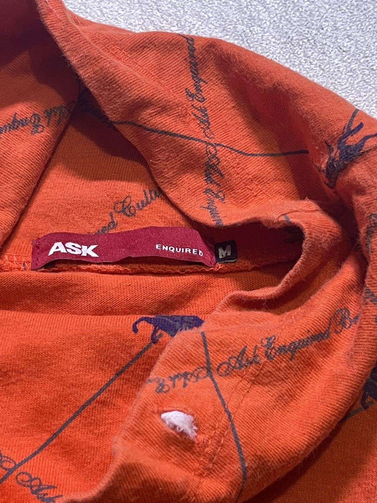 Hysteric Glamour Y2K ASK long sleeve tshirt Size US M / EU 48-50 / 2 - 4 Thumbnail