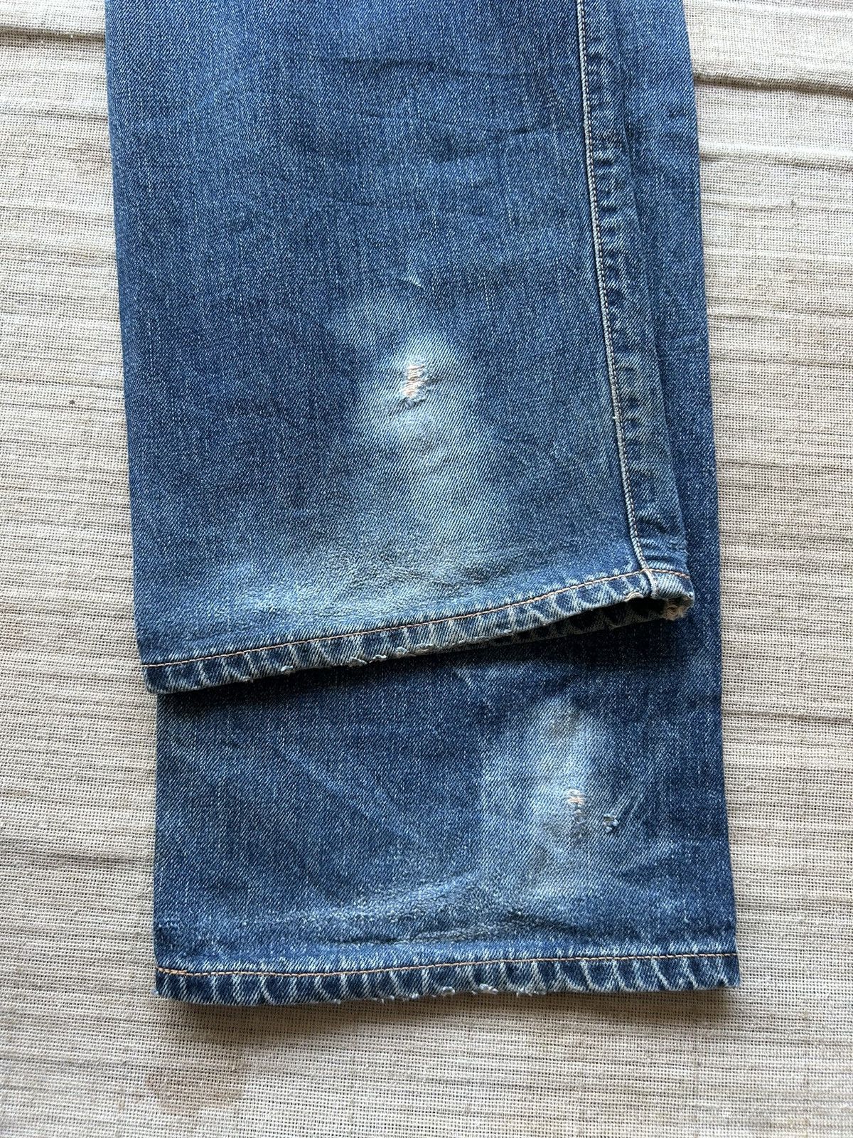 Edwin × Japanese Brand Vintage Edwin Selvedge Distressed Denim Size US 33 - 7 Thumbnail