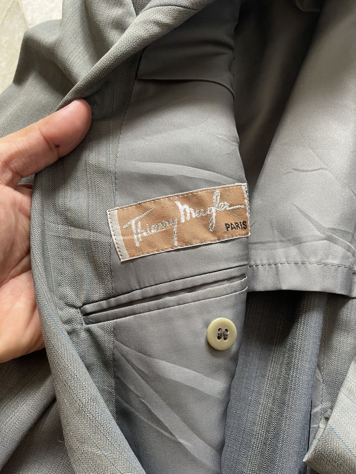 Thierry Mugler 80s Thierry Mugler Paris Two Button #96 Size US L / EU 52-54 / 3 - 16 Thumbnail