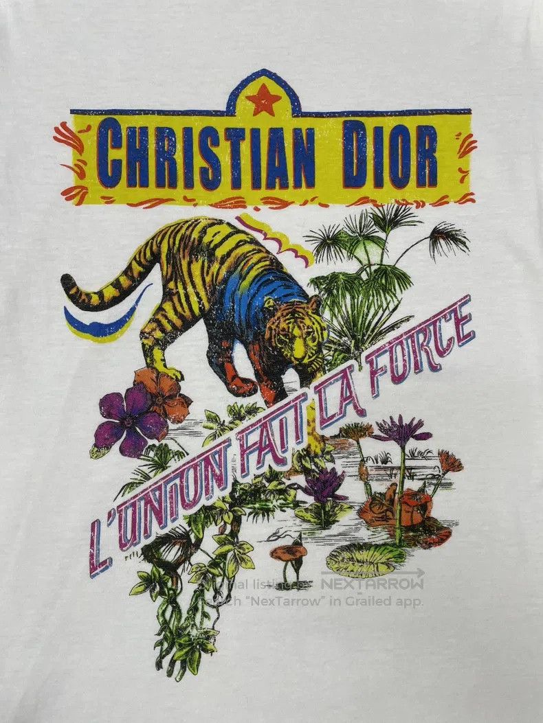 Dior Dior Zoo Tiger Series Letter T-shirt Size S / US 4 / IT 40 - 2 Thumbnail