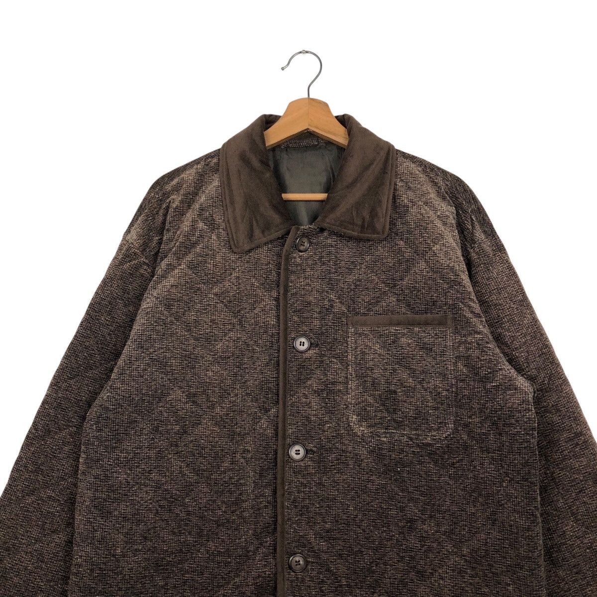Designer × Japanese Brand × Vintage 📌Vintage Button Quilted Jacket Barbe Rini Issey Miyake Size US M / EU 48-50 / 2 - 4 Thumbnail
