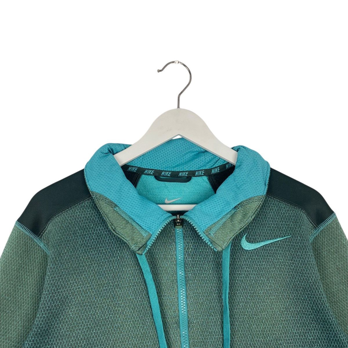 Other Vintage Nike Full Zip Small Embroidered Logo Green Size L Size US L / EU 52-54 / 3 - 4 Thumbnail