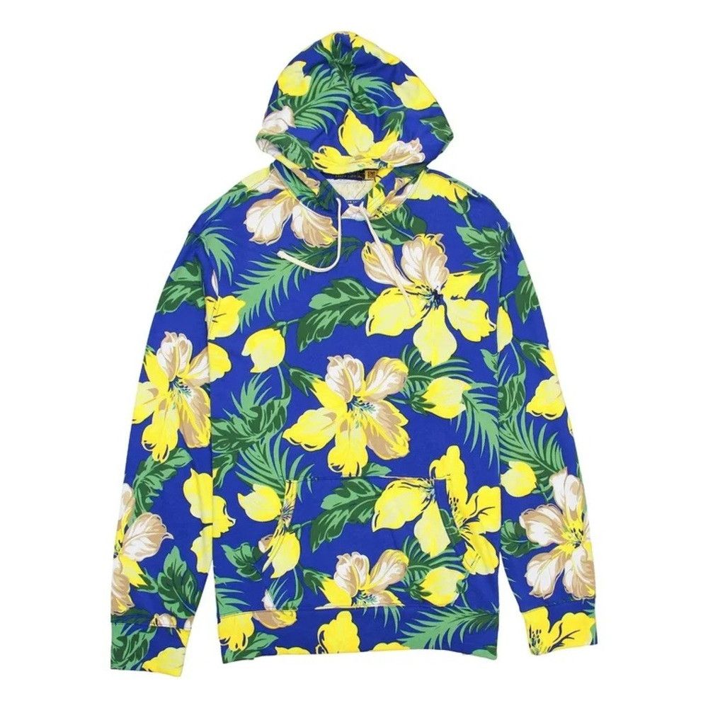 Polo Ralph Lauren Floral Royal Blue Hoodie XL