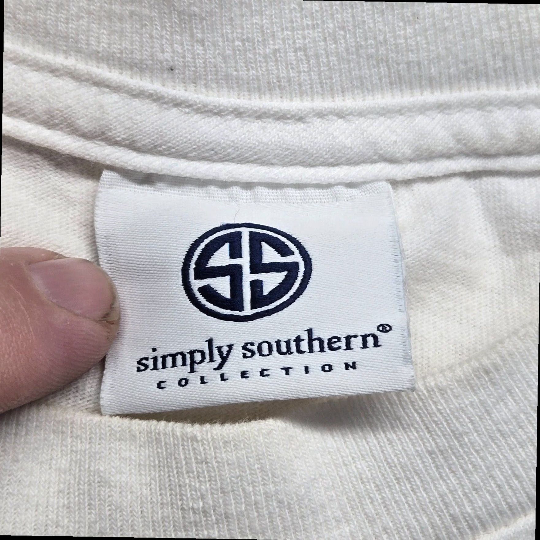 Vintage Simply Southern Beach Weekend Adult Women's Small White Short Sleeve Tee Shirt Size S / US 4 / IT 40 - 5 Thumbnail