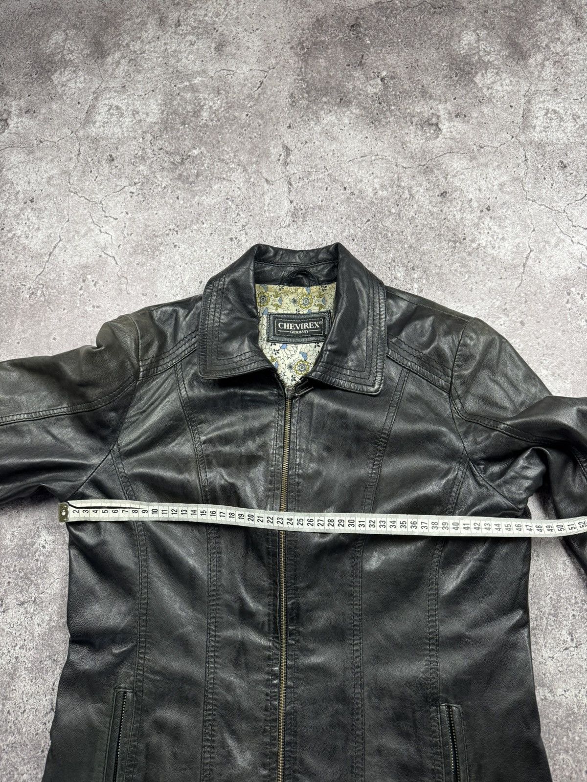 Japanese Brand FADED CROPPED AVANT GARDE LEATHER JACKET OWENS STYLE Y2K Size US S / EU 44-46 / 1 - 12 Thumbnail