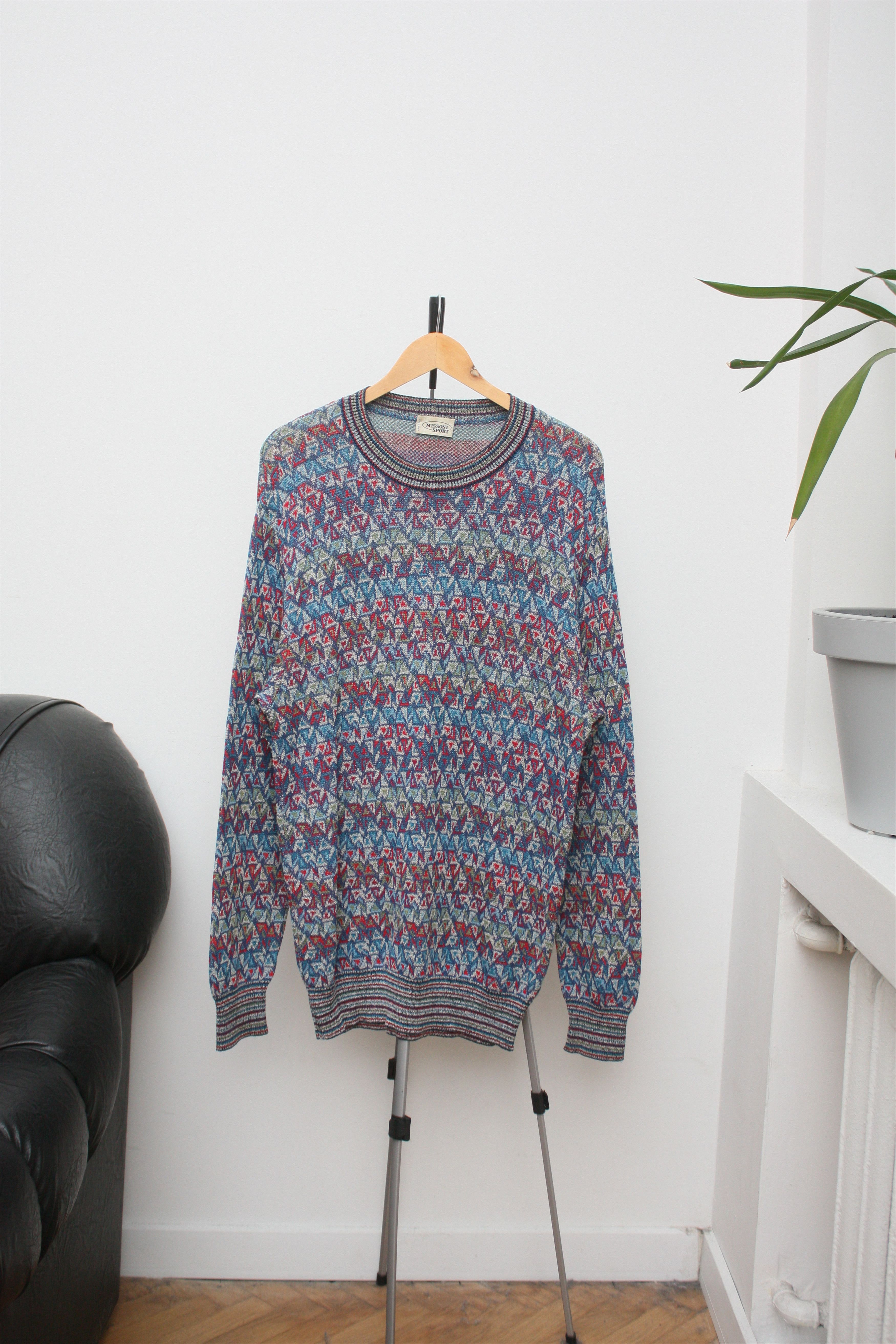 Missoni Missoni Sport Vintage Abstract Knitted Sweater Men's 52 Size US L / EU 52-54 / 3 - 2 Thumbnail