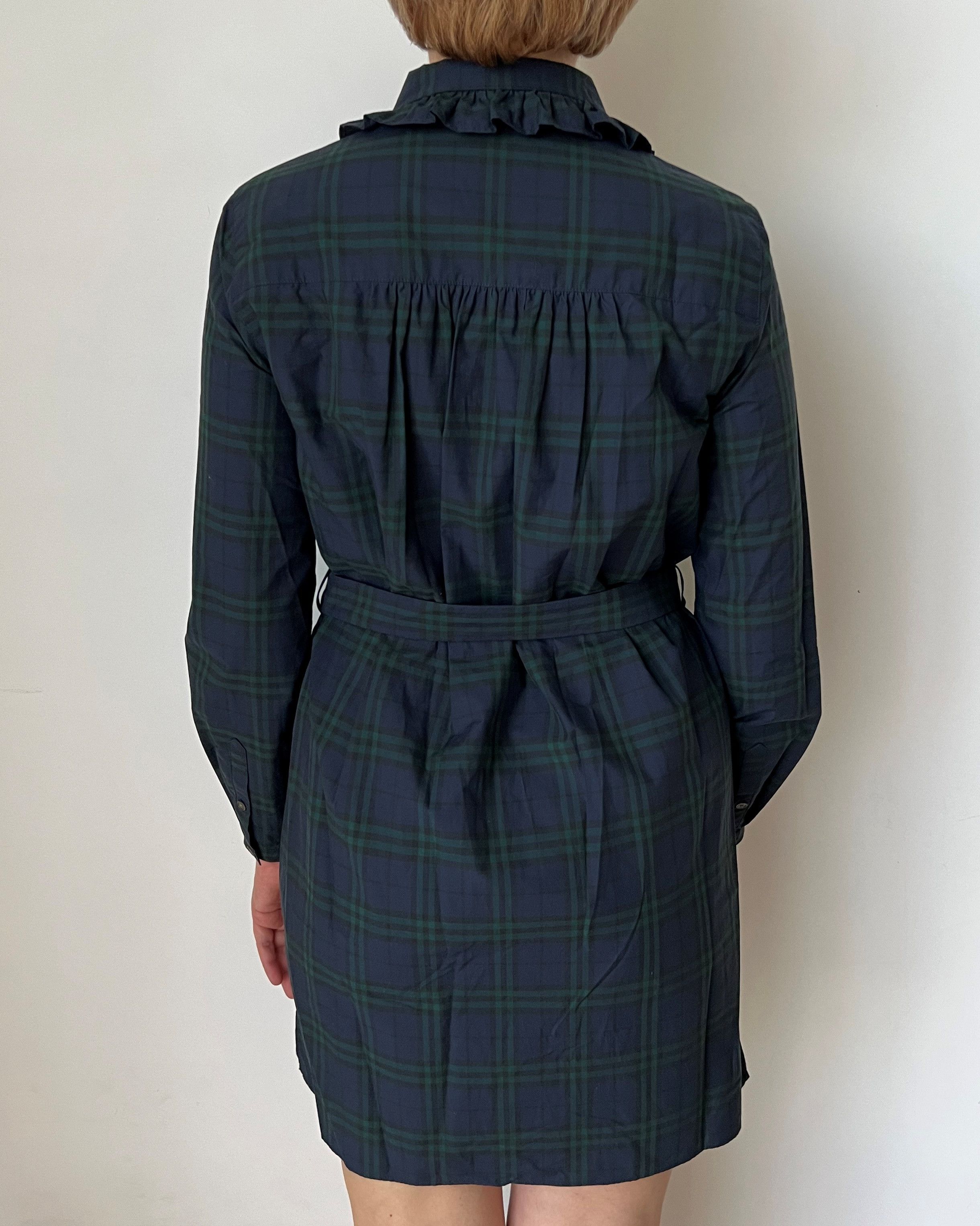 Burberry × Designer ICON BURBERRY PLAID CHECK BELTED DRESS US4 UK6 IT38 Size S / US 4 / IT 40 - 4 Thumbnail