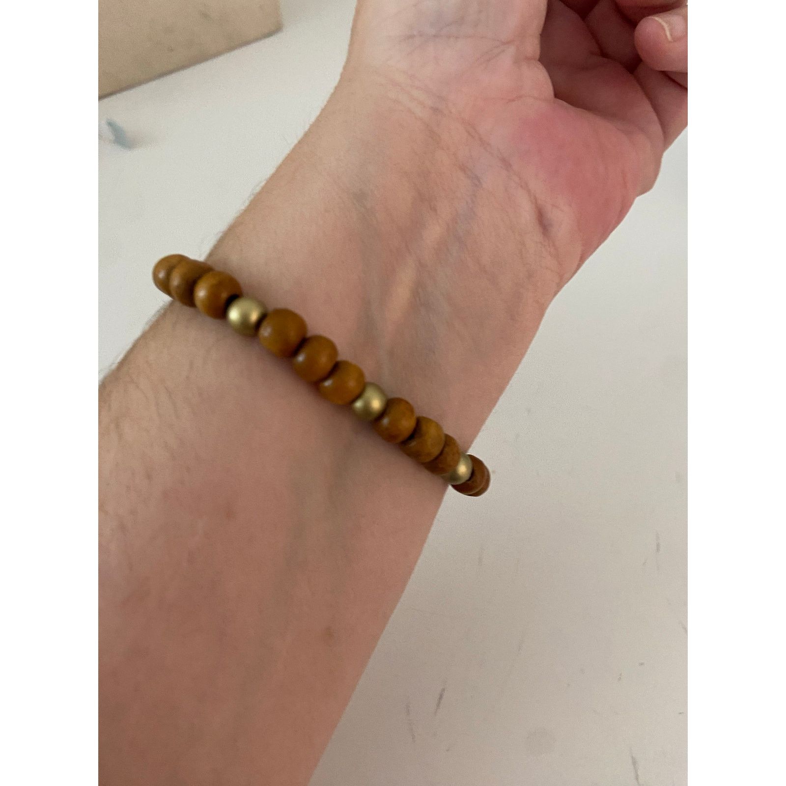 Handmade Wood bead bracelet Size ONE SIZE - 2 Thumbnail