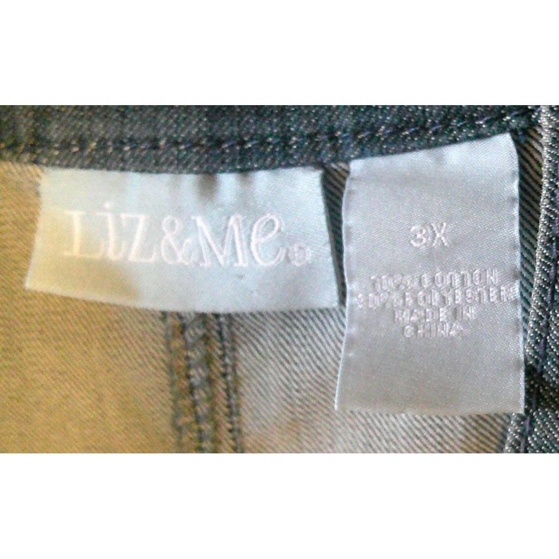 Other Womens Plus Size 22 1-Black Denim Jacket 1-Pant & 1-White Ru Size 3XL / US 20-22 - 6 Thumbnail