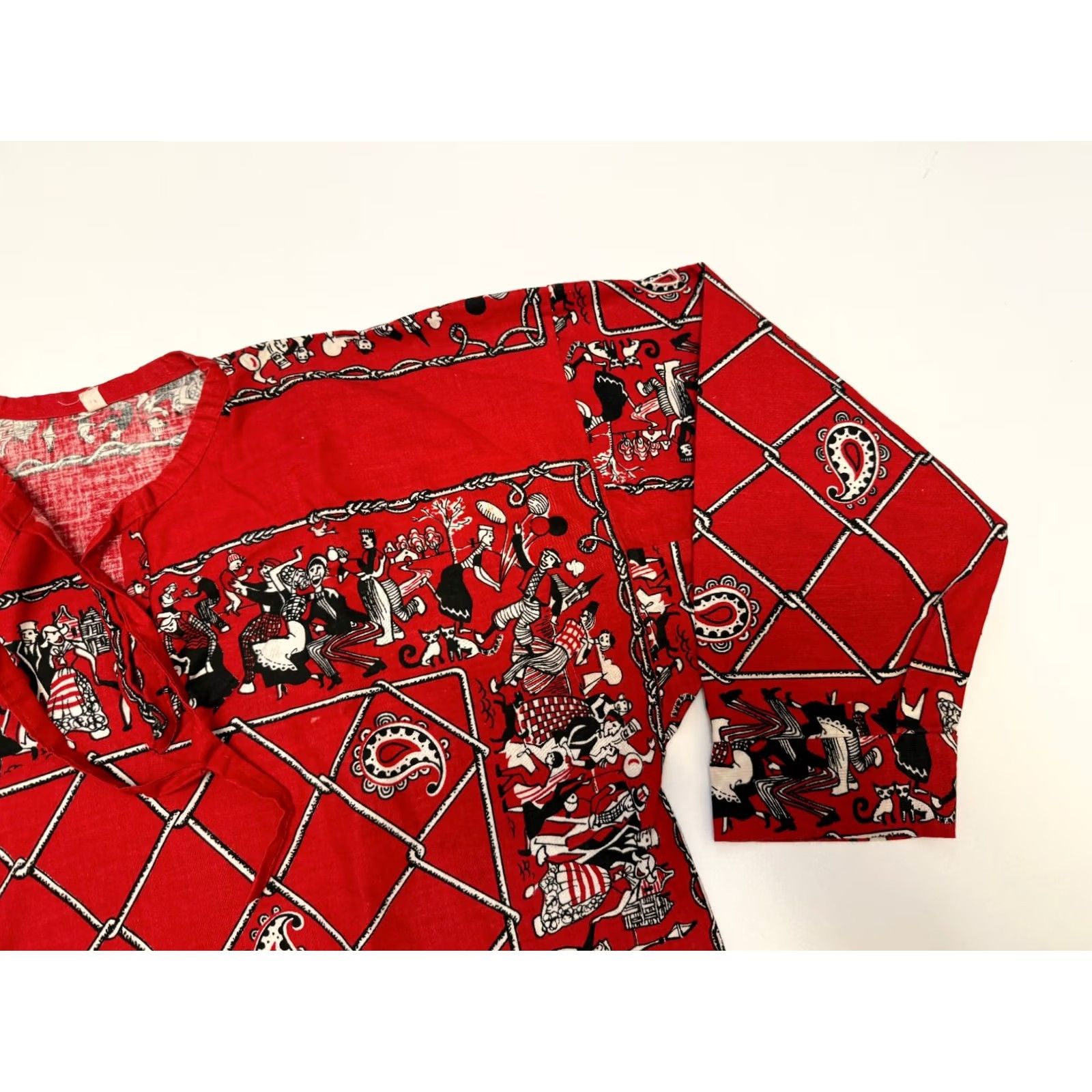 Vintage Vintage Switzerland National festival shirt Long sleeve Red Size 5 Men T-Shirt Size US S / EU 44-46 / 1 - 3 Thumbnail