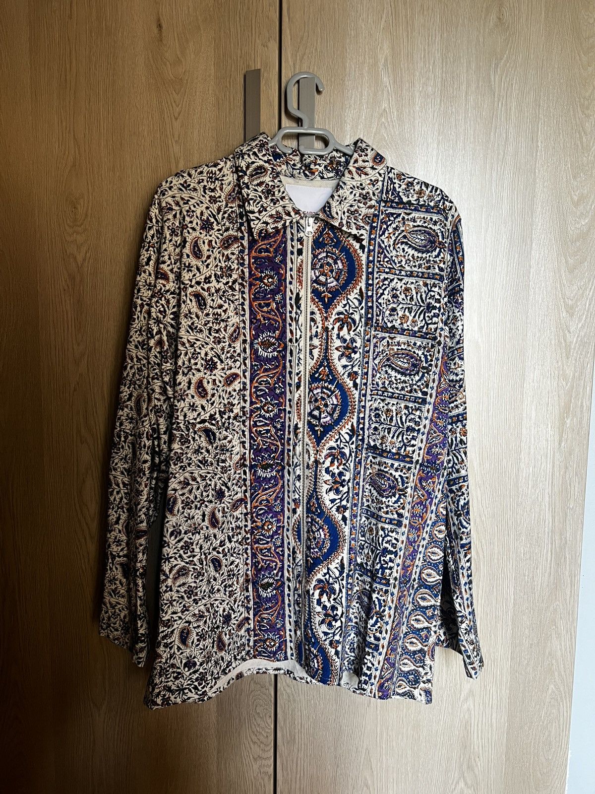 Iranian Persian Print Overshirt Jacket